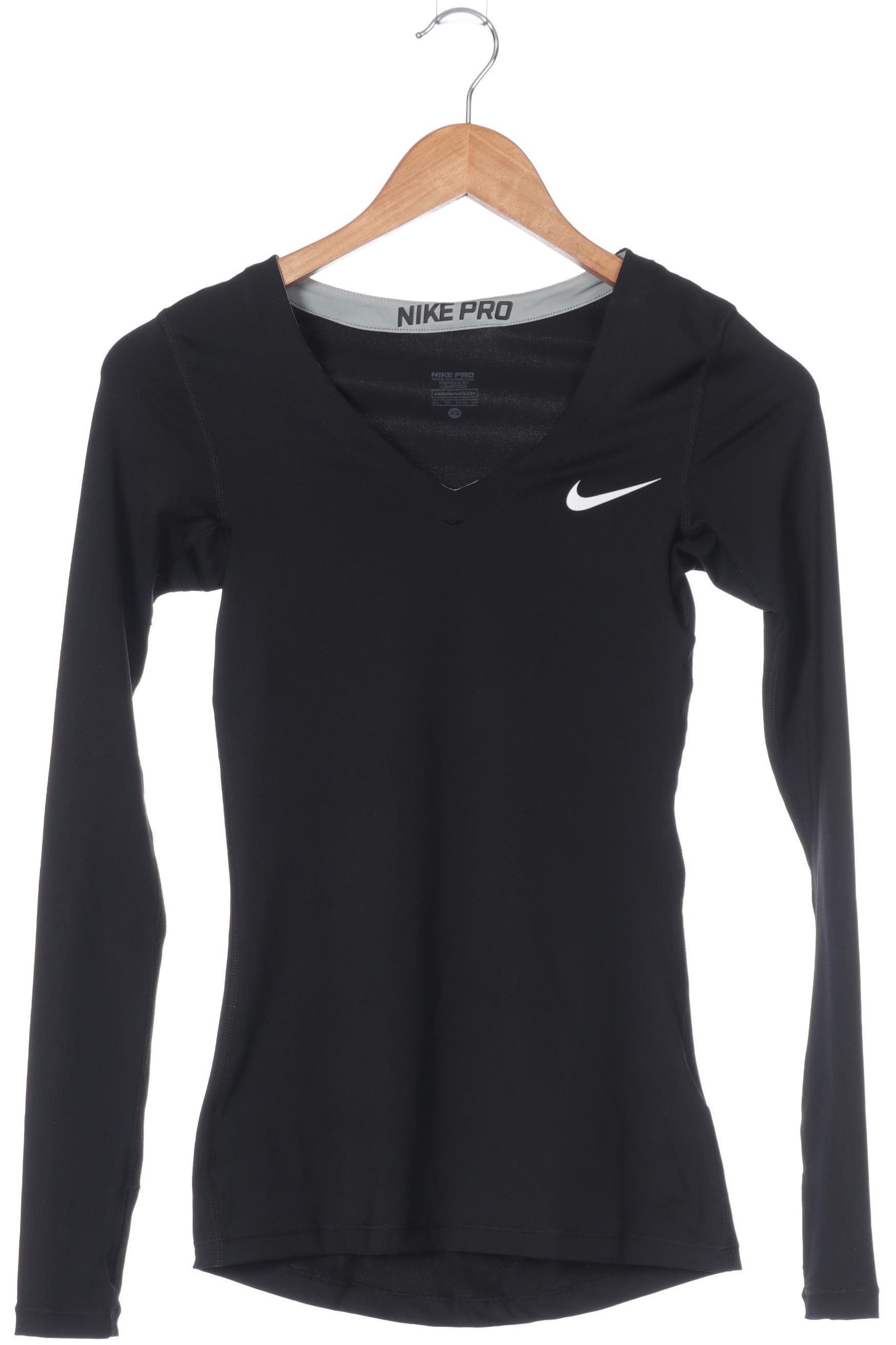 

Nike Damen Langarmshirt, schwarz, Gr.
