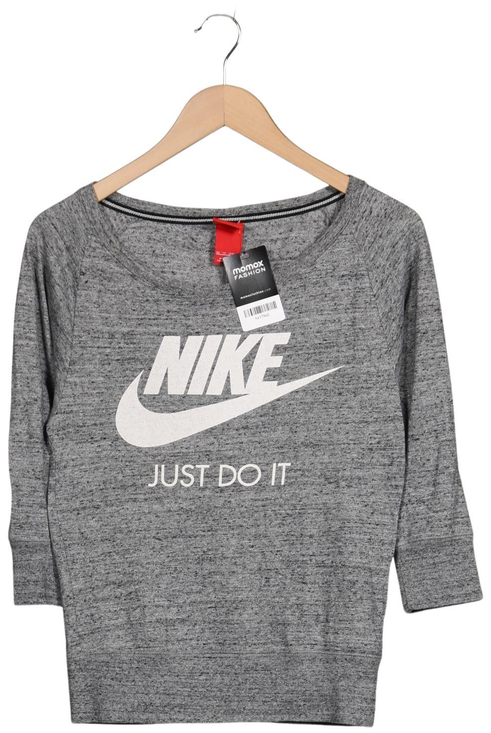 

Nike Damen Langarmshirt, grau, Gr. 34
