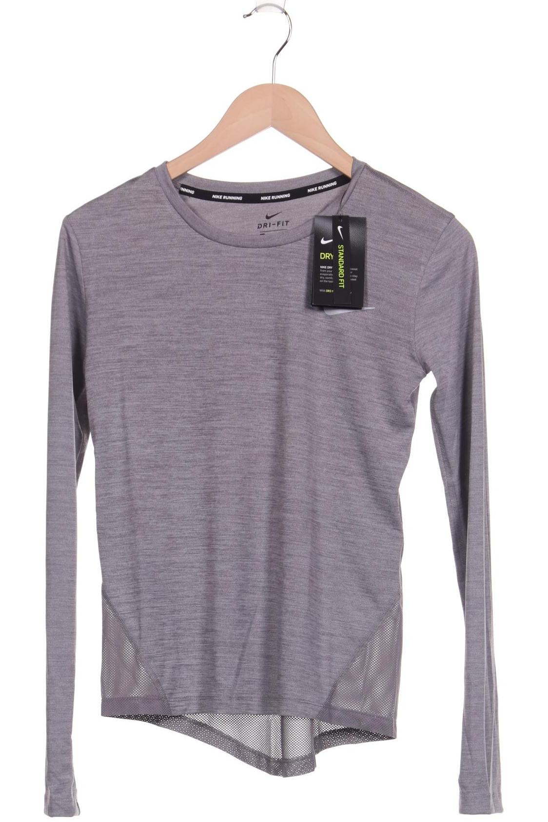 

Nike Damen Langarmshirt, grau, Gr. 34
