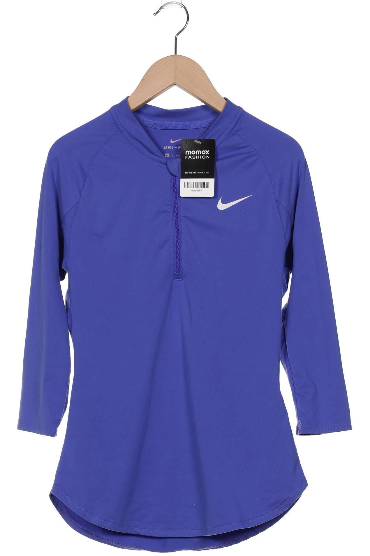 

Nike Damen Langarmshirt, blau, Gr. 34