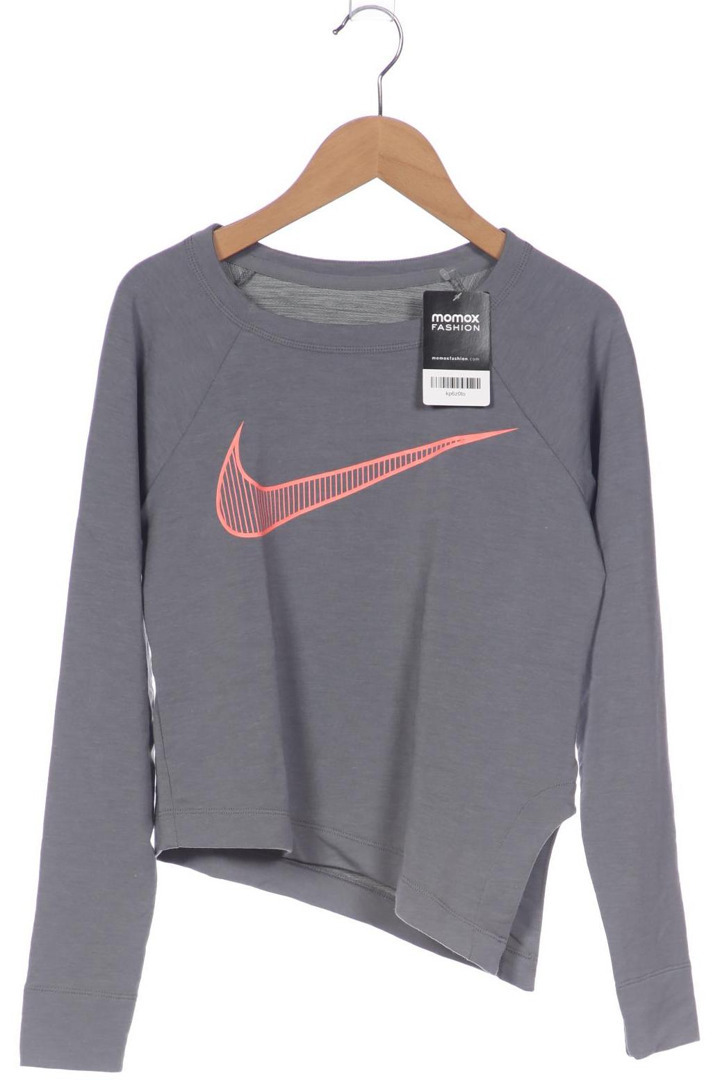 

Nike Damen Langarmshirt, grau, Gr. 34