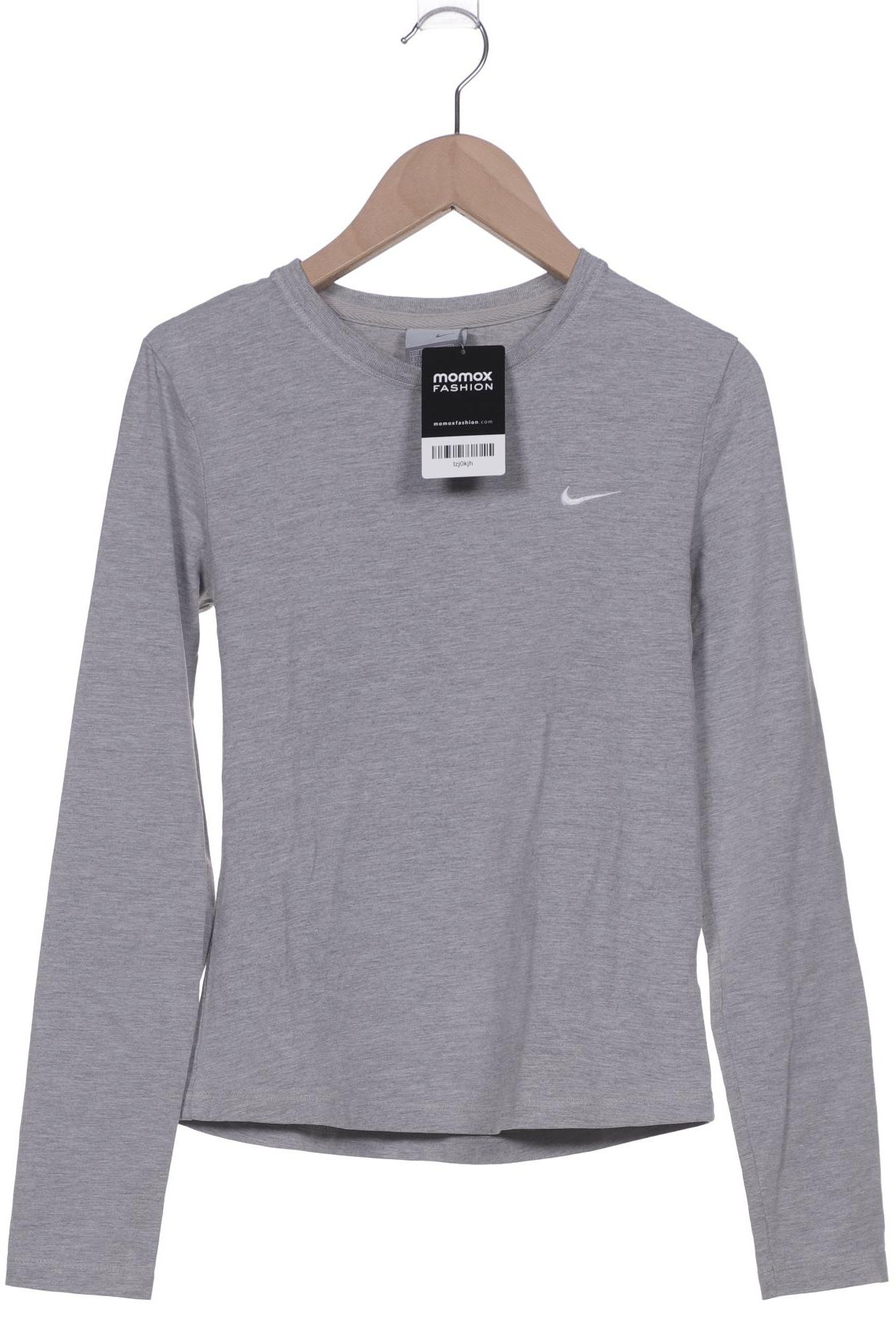 

Nike Damen Langarmshirt, grau, Gr. 34