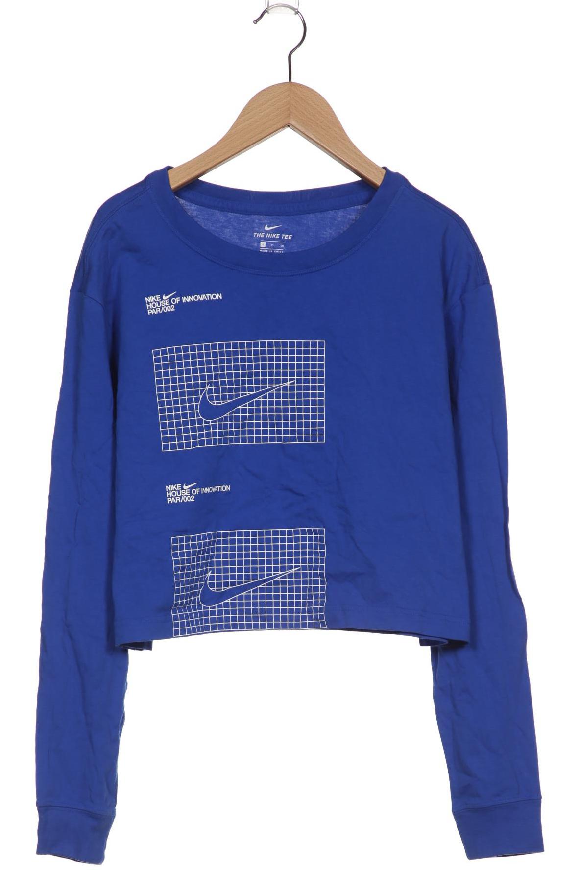 

Nike Damen Langarmshirt, blau, Gr. 36