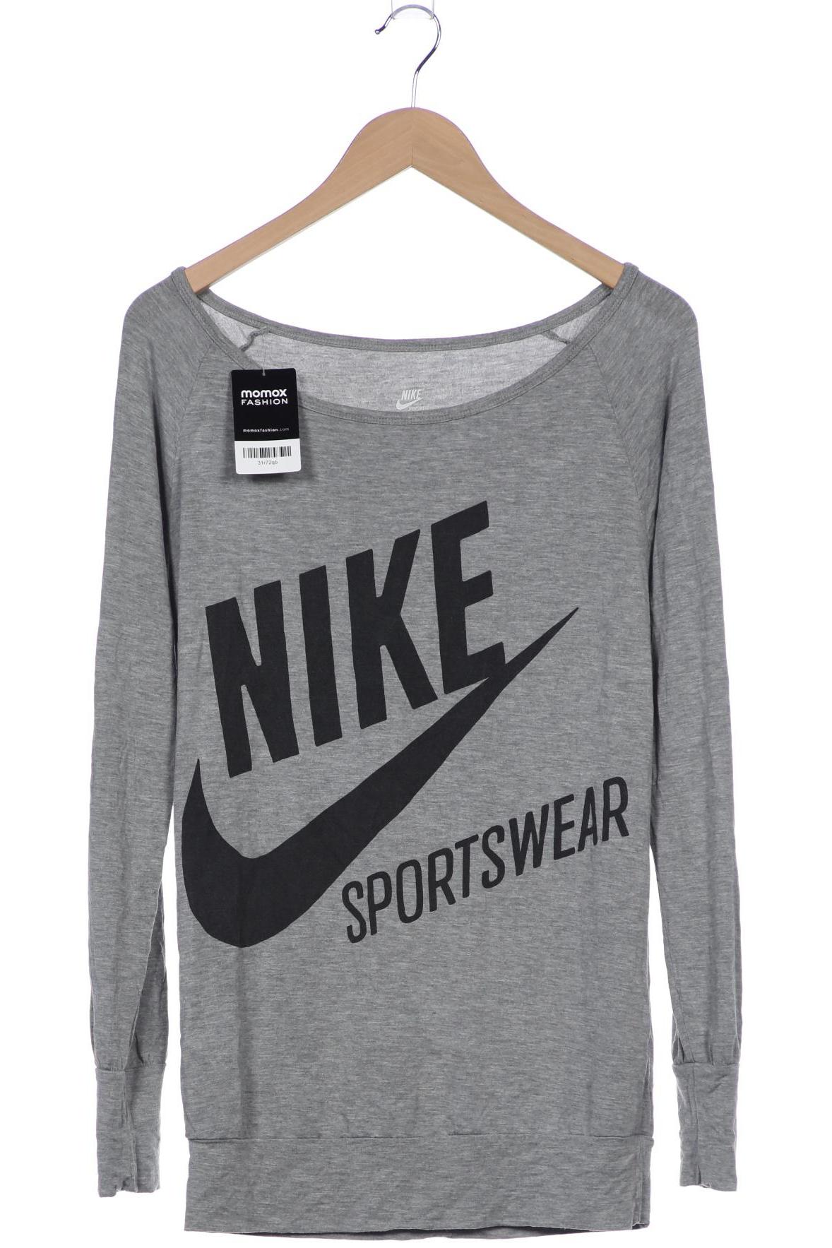 

Nike Damen Langarmshirt, grau, Gr. 38