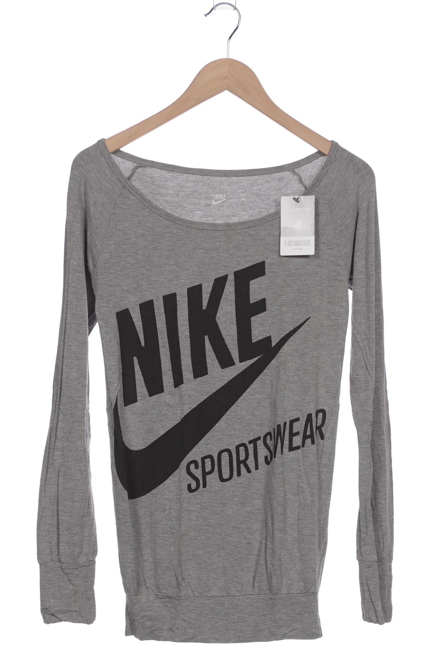 

Nike Damen Langarmshirt, grau, Gr. 34
