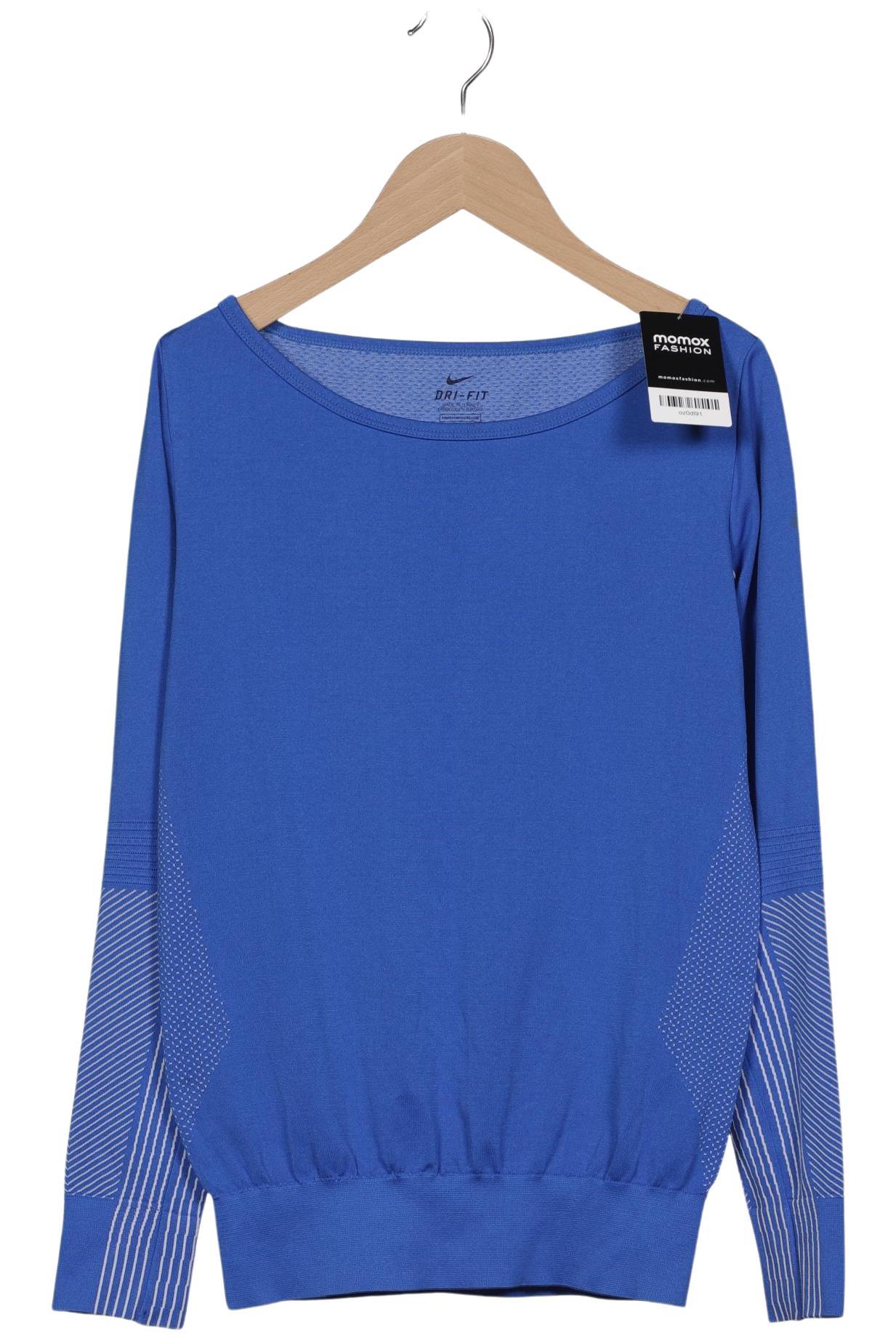 

Nike Damen Langarmshirt, blau, Gr. 34