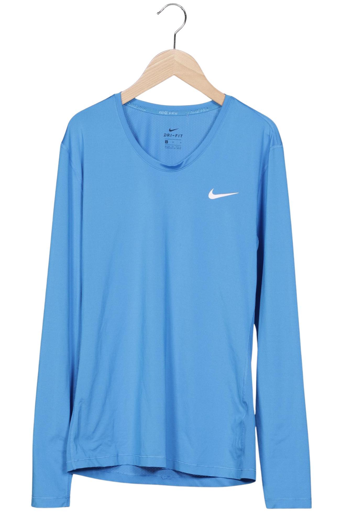 

Nike Damen Langarmshirt, blau, Gr. 42
