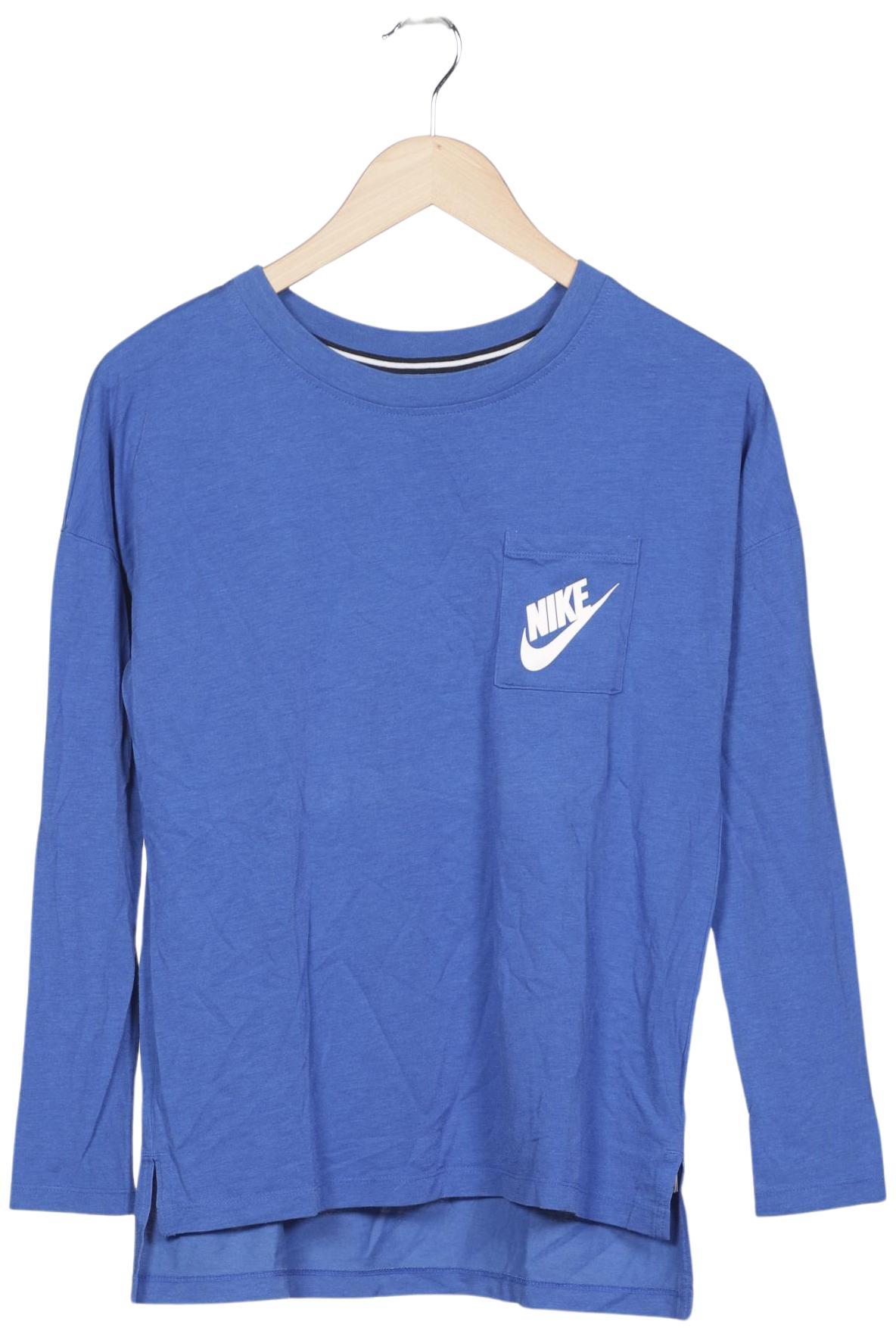

Nike Damen Langarmshirt, blau, Gr. 36