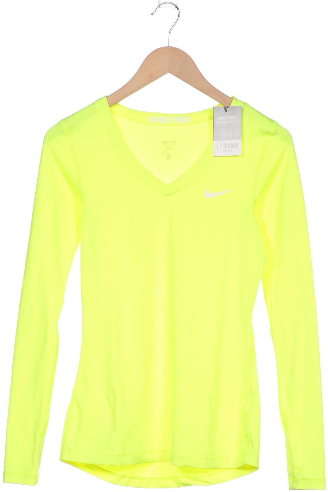 

Nike Damen Langarmshirt, neon, Gr. 38