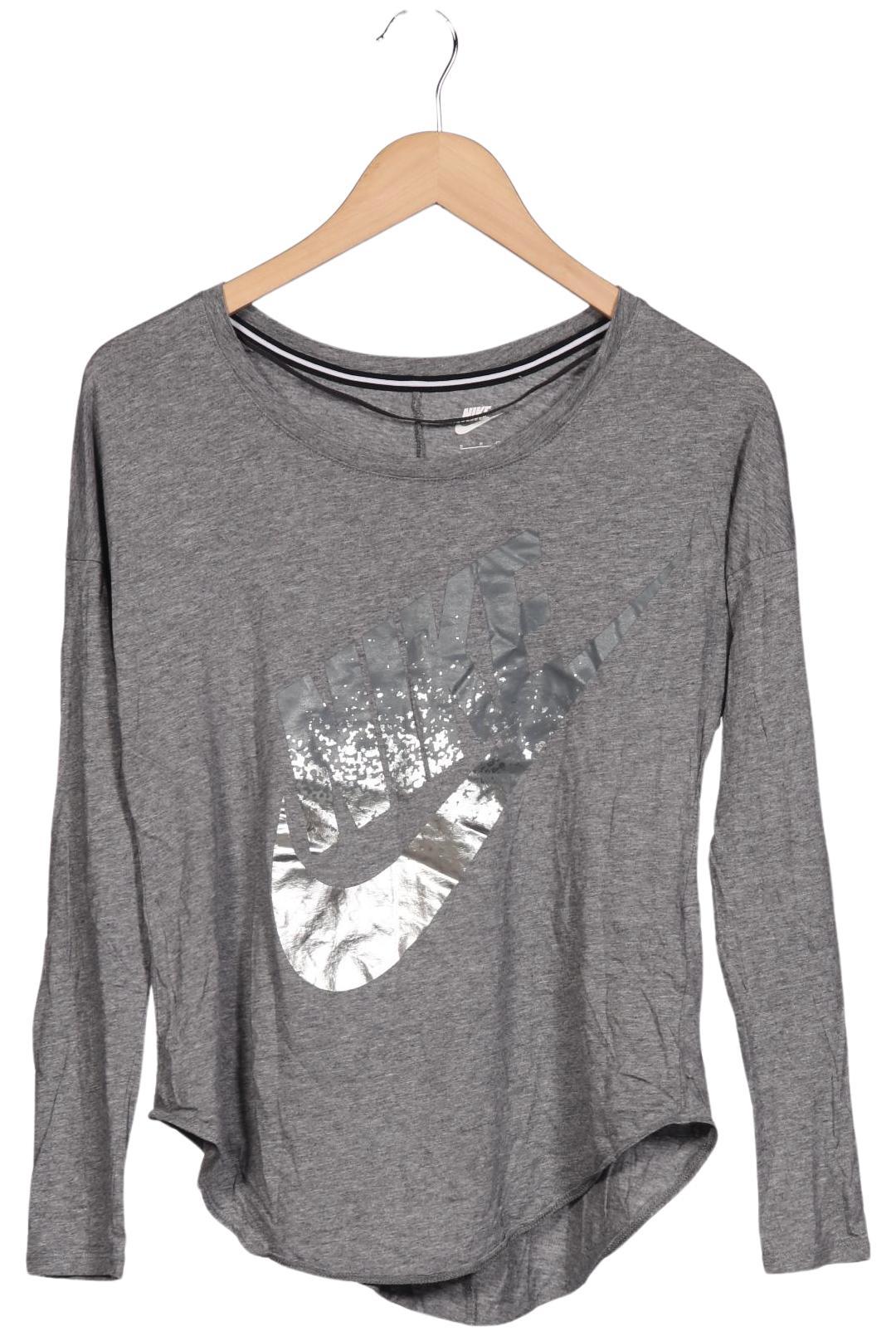 

Nike Damen Langarmshirt, grau, Gr. 36