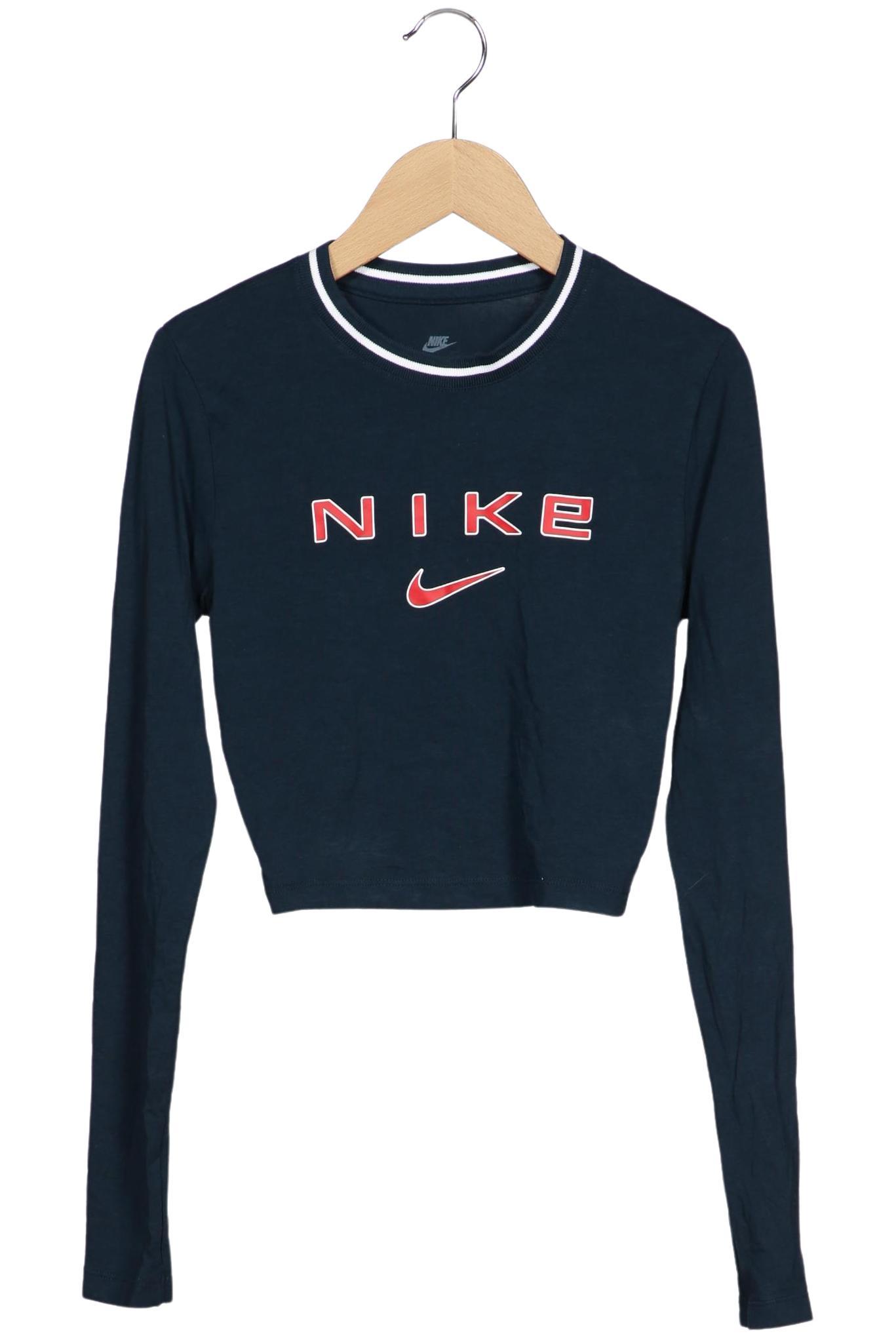 

Nike Damen Langarmshirt, marineblau, Gr. 34
