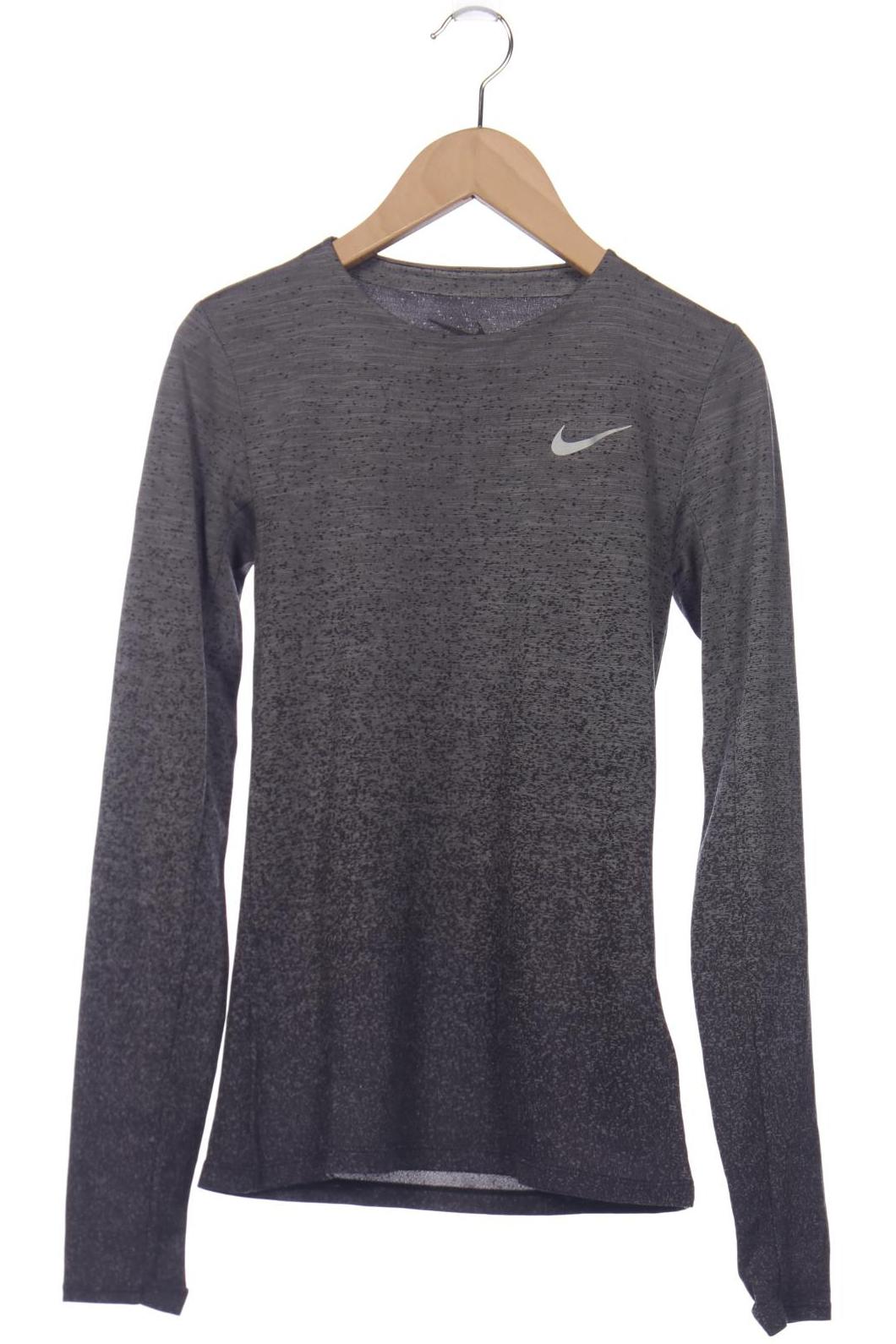 

Nike Damen Langarmshirt, grau, Gr. 34