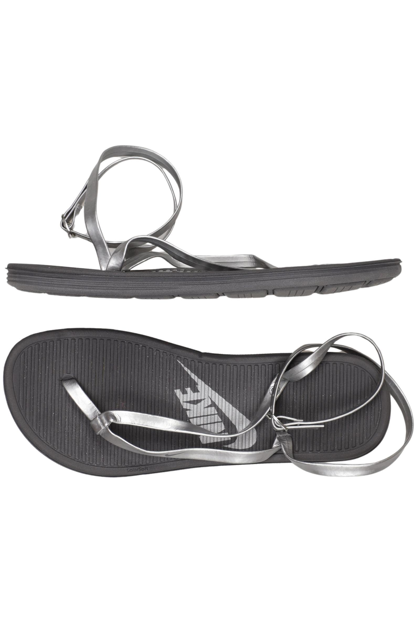 

Nike Damen Sandale, silber, Gr. 9