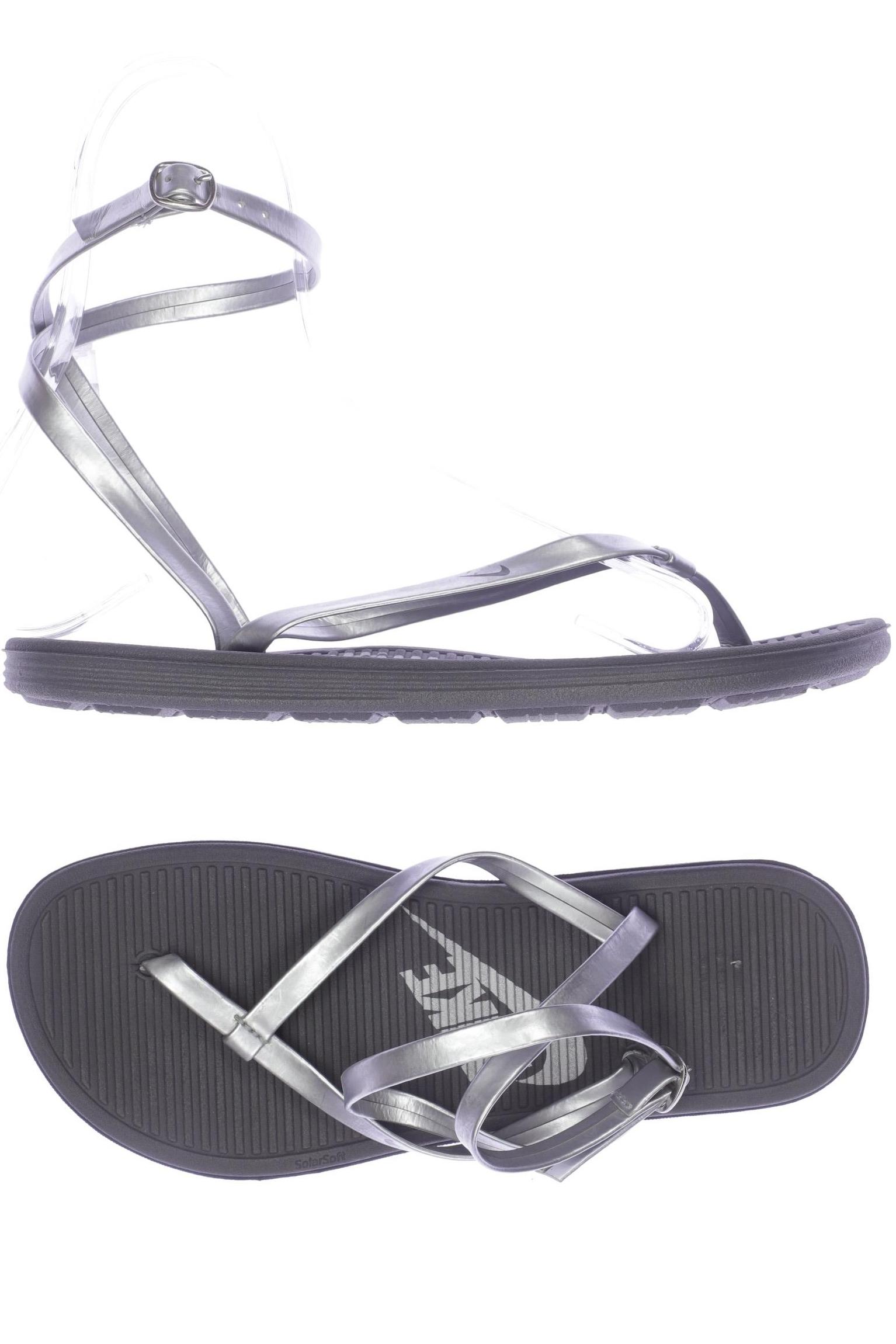 

Nike Damen Sandale, silber, Gr. 7