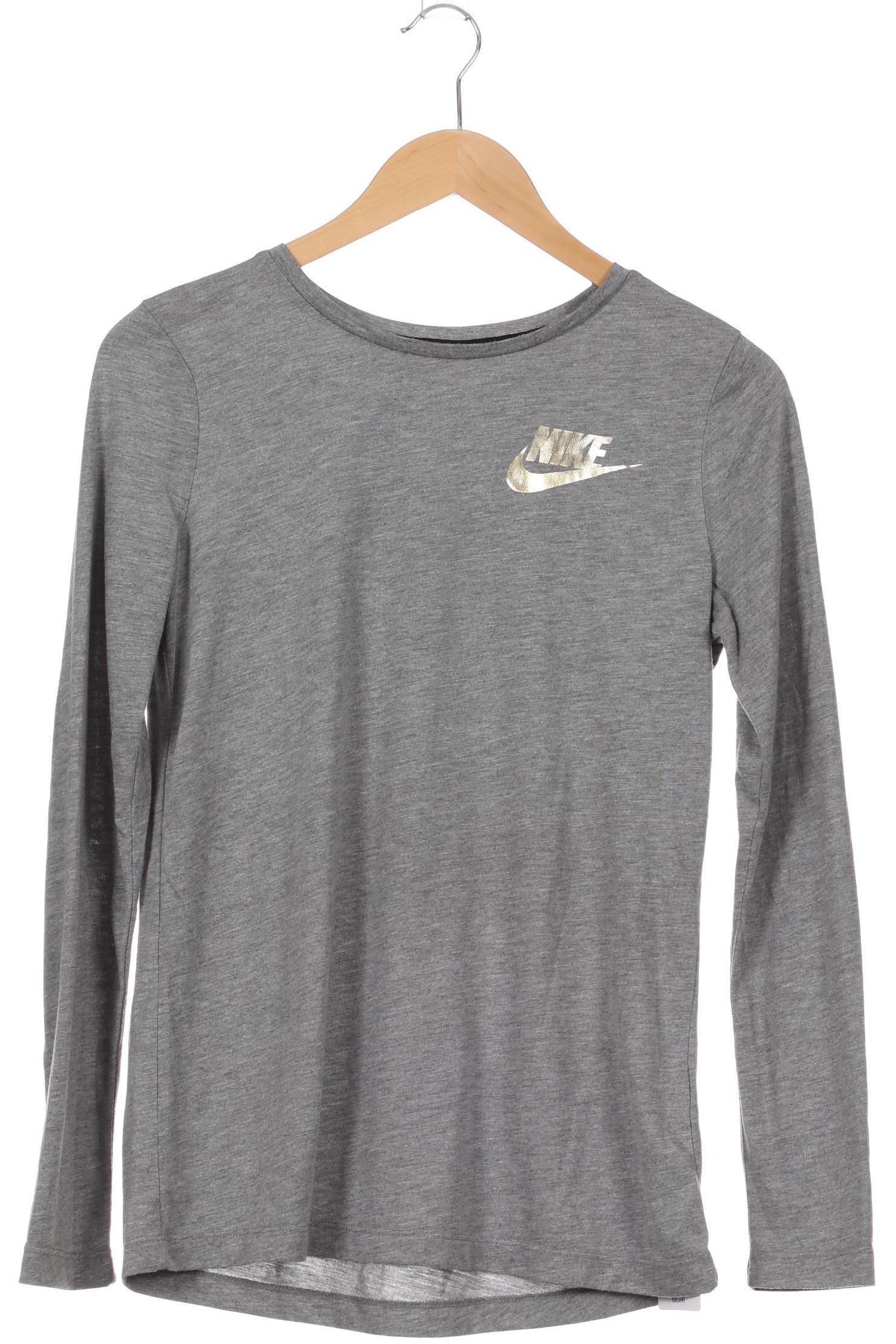 

Nike Damen Langarmshirt, grau, Gr.