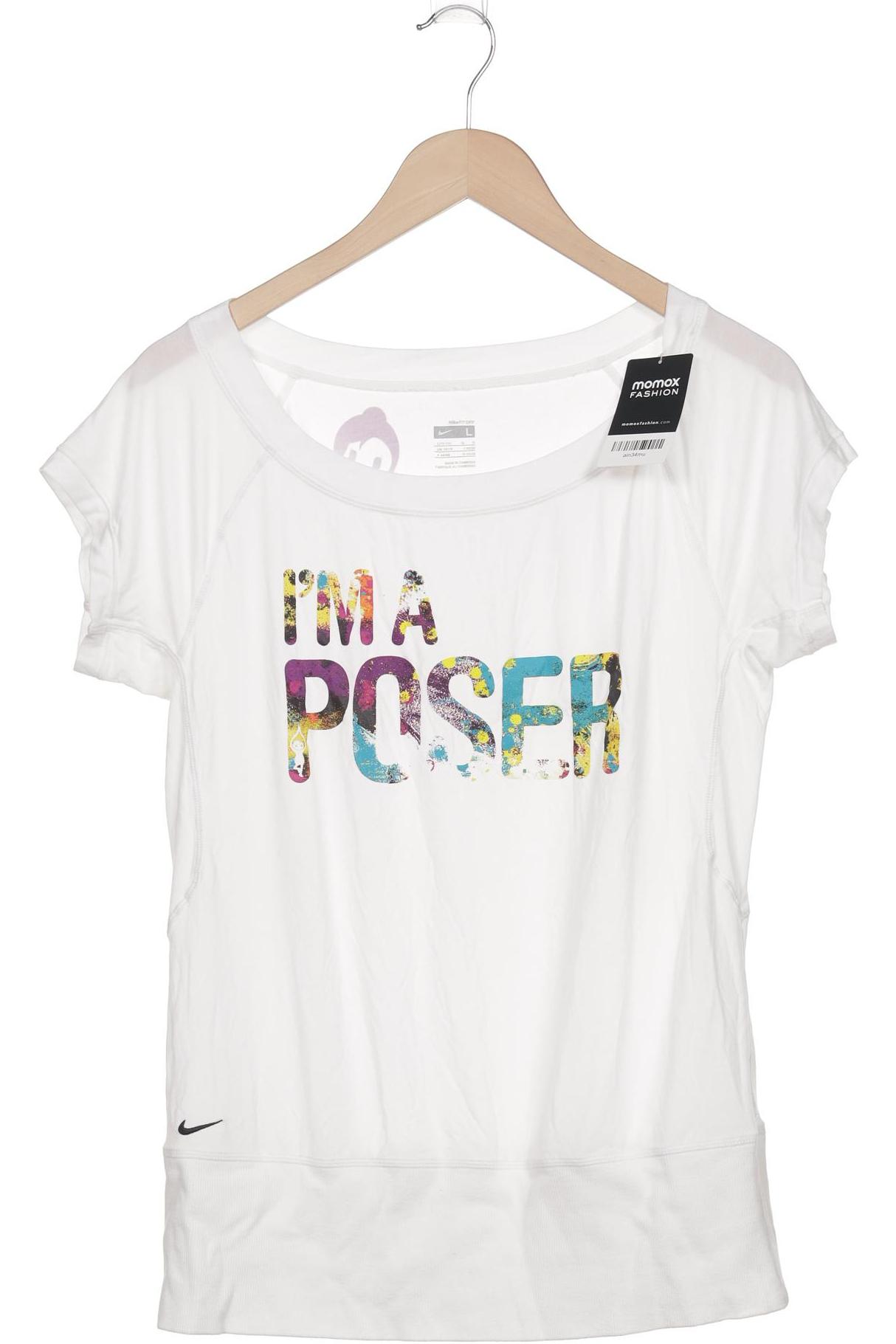 

Nike Damen T-Shirt, weiß, Gr. 42