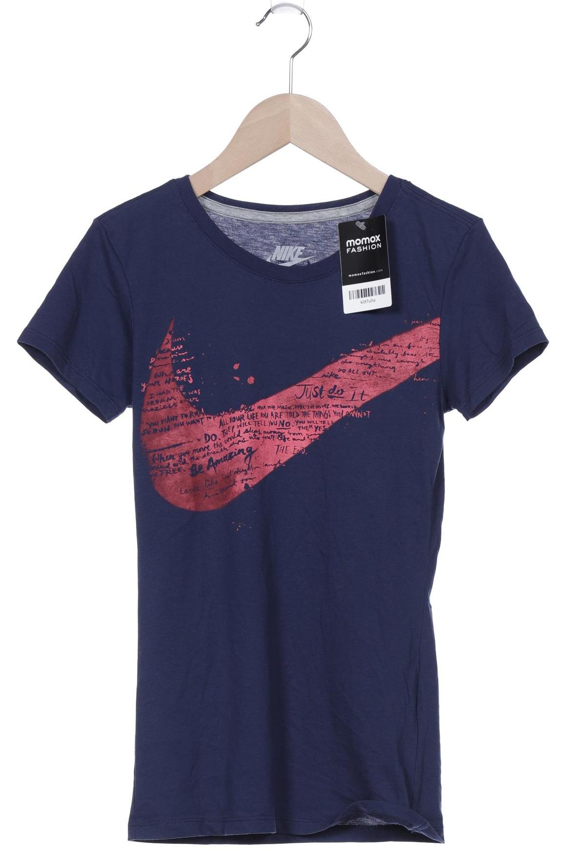 

Nike Damen T-Shirt, marineblau, Gr. 34