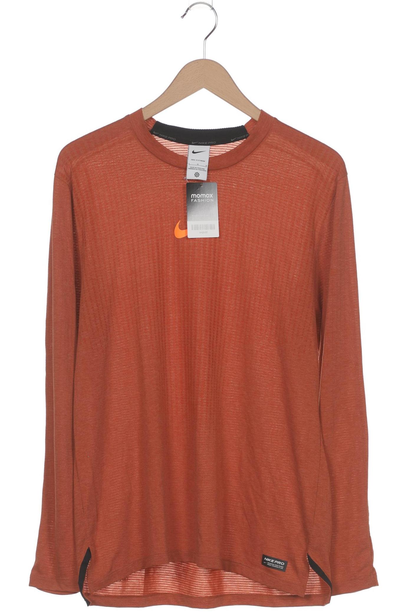 

Nike Herren Langarmshirt, orange, Gr. 52