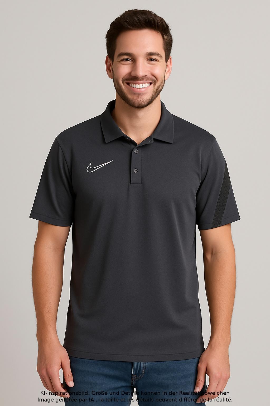 Thumbnail - Nike Herren Poloshirt, grau, Gr. 48