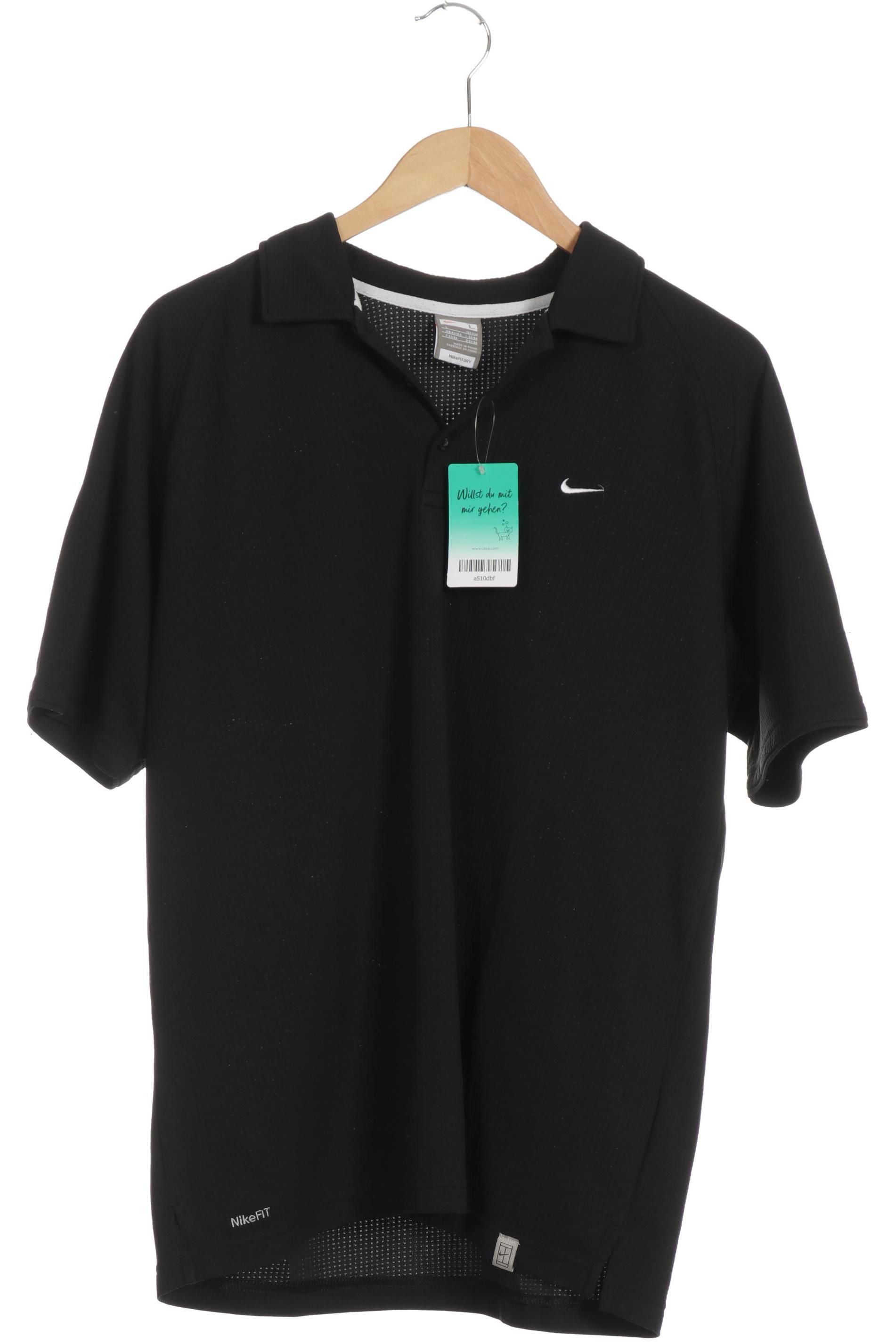 

Nike Herren Poloshirt, schwarz, Gr.