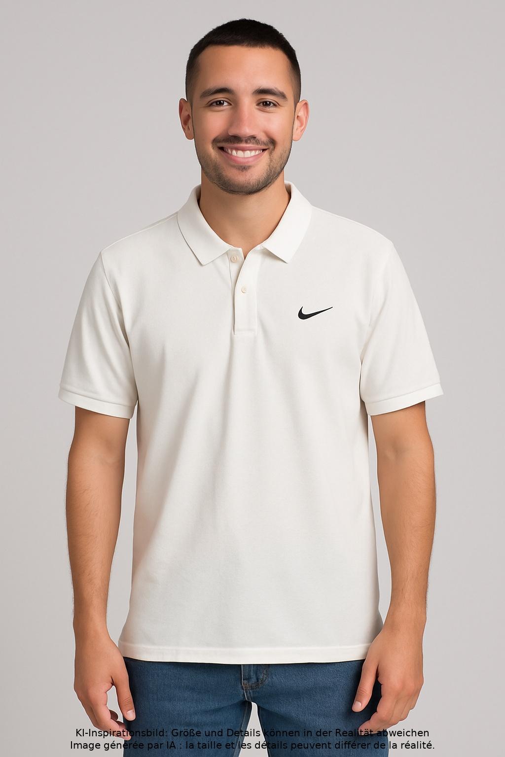 

Nike Herren Poloshirt, weiß, Gr. 46