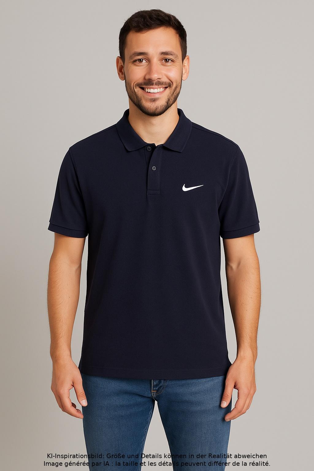 

Nike Herren Poloshirt, marineblau, Gr. 46
