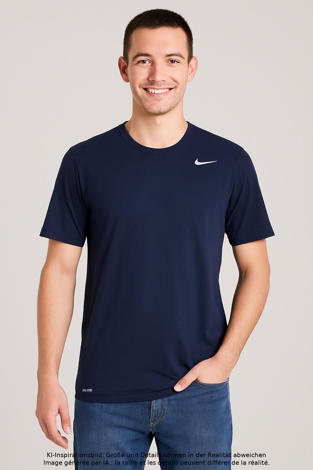 

Nike Herren T-Shirt, marineblau, Gr. 48
