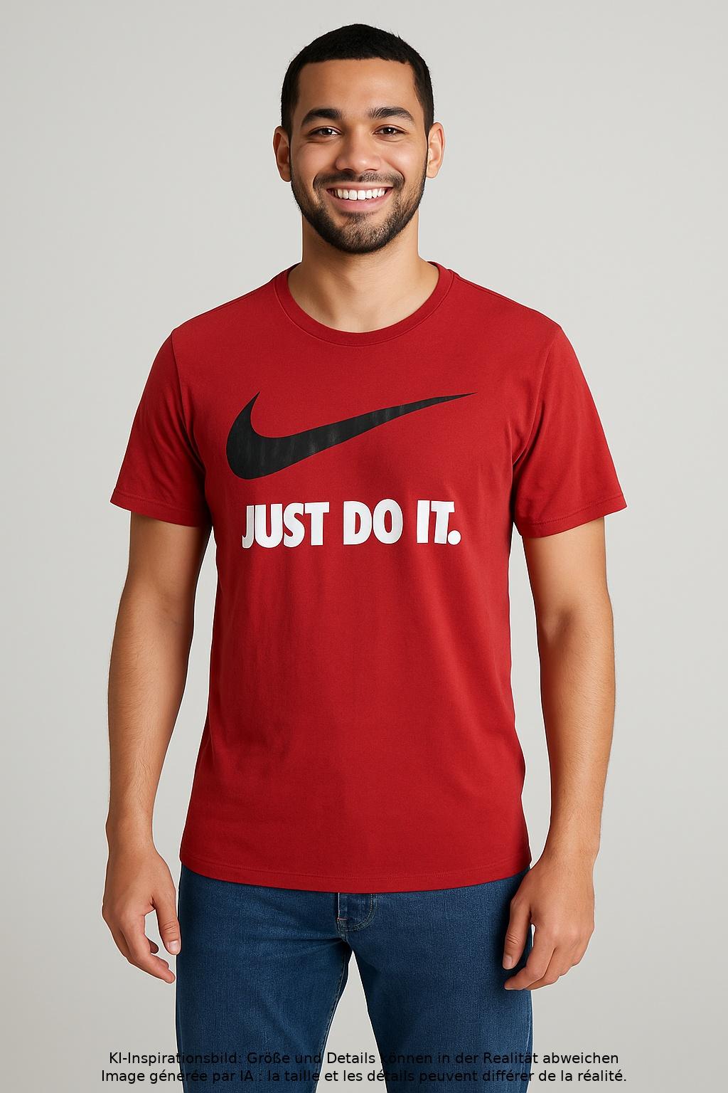 

Nike Herren T-Shirt, rot, Gr. 52