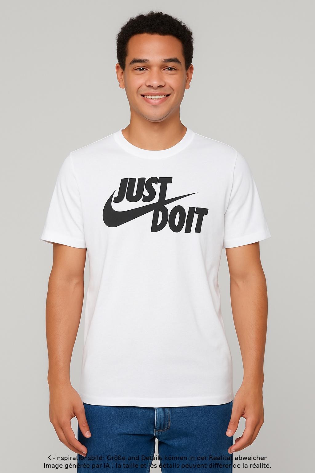 

Nike Herren T-Shirt, weiß, Gr. 48