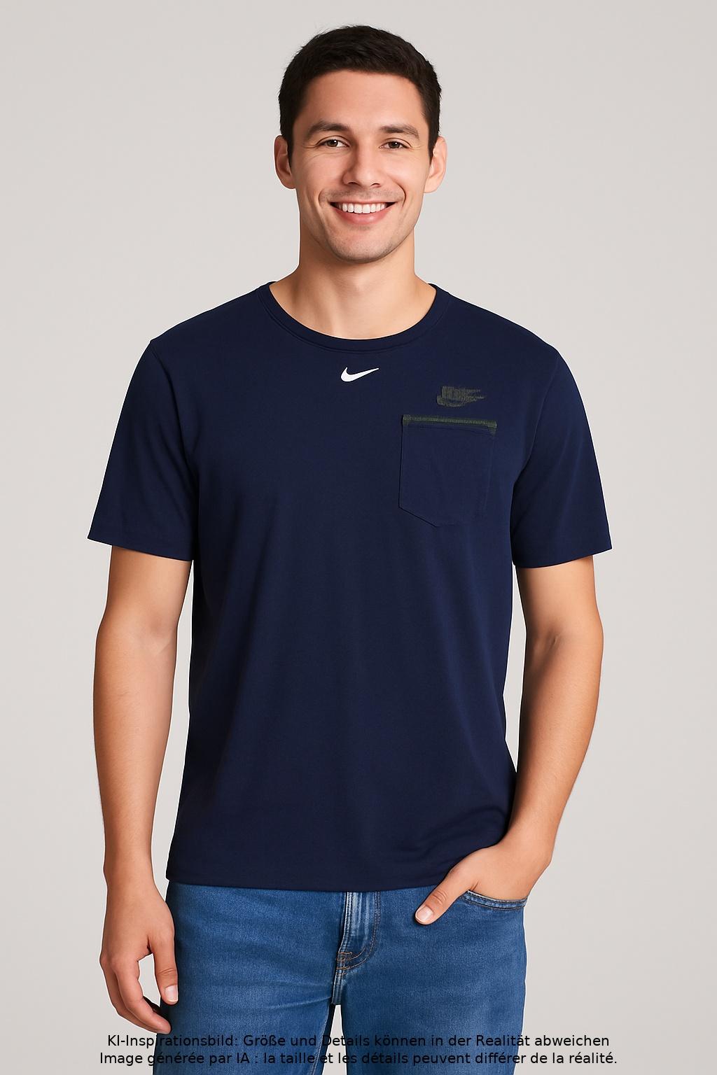 

Nike Herren T-Shirt, marineblau, Gr. 46
