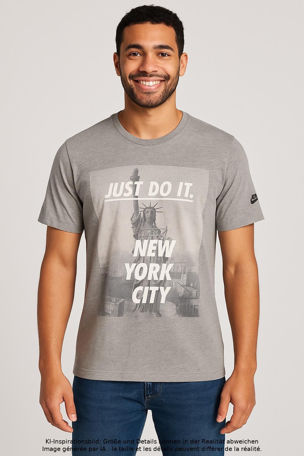 

Nike Herren T-Shirt, grau, Gr. 48