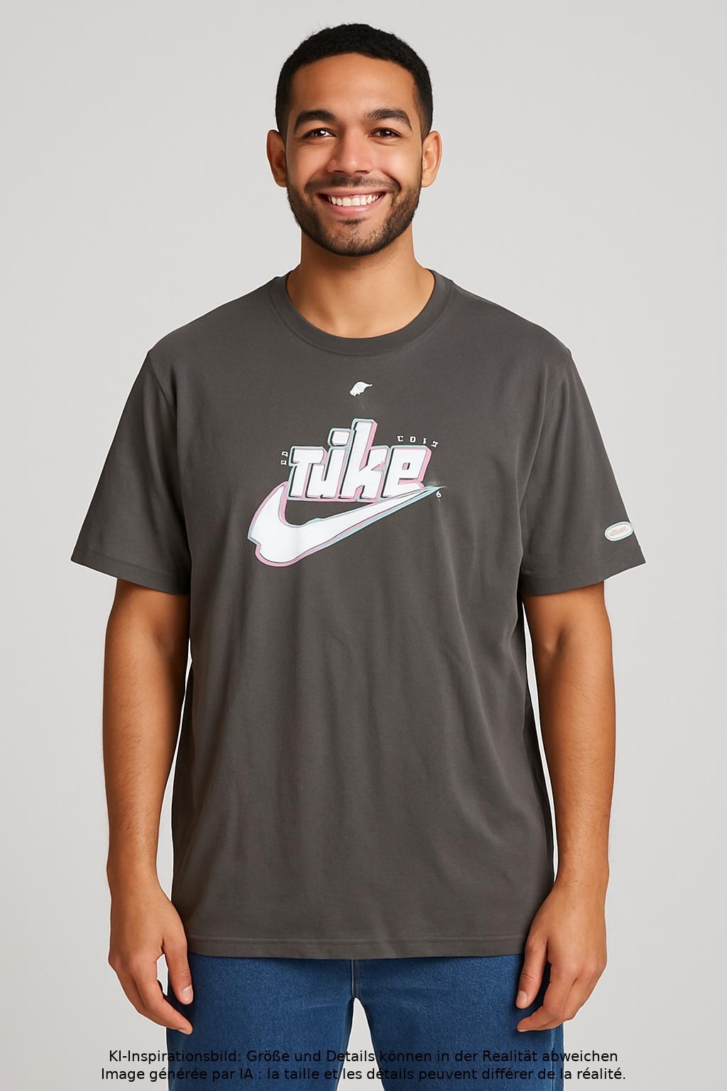 

Nike Herren T-Shirt, grau, Gr. 54