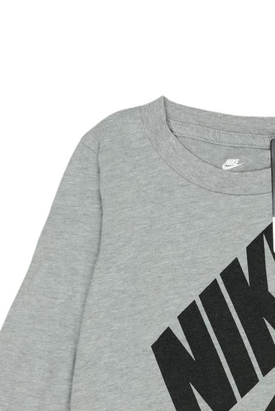 Thumbnail - Nike Jungen Langarmshirt, grau, Gr. 98/104