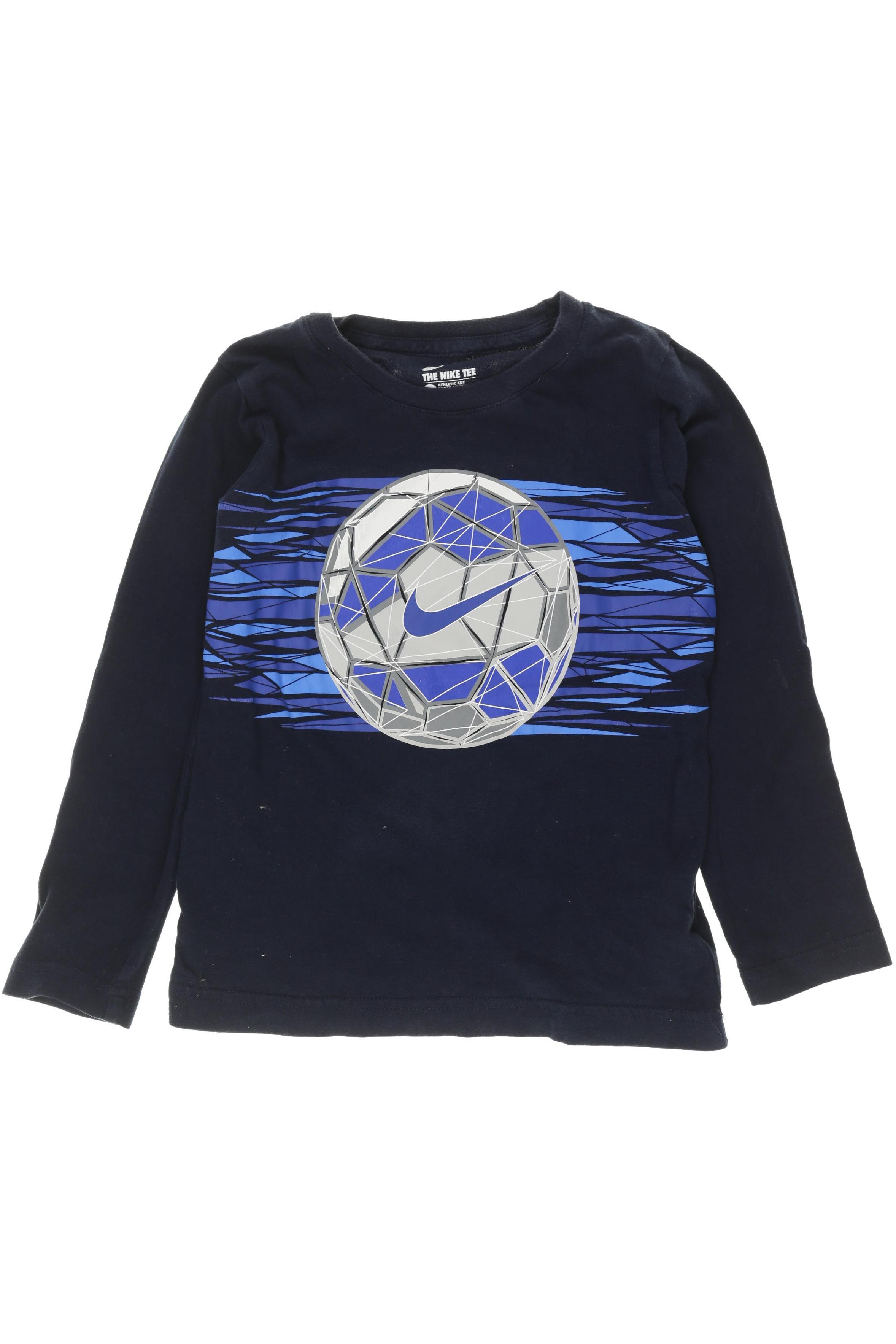 

Nike Jungen Langarmshirt, blau, Gr. 110