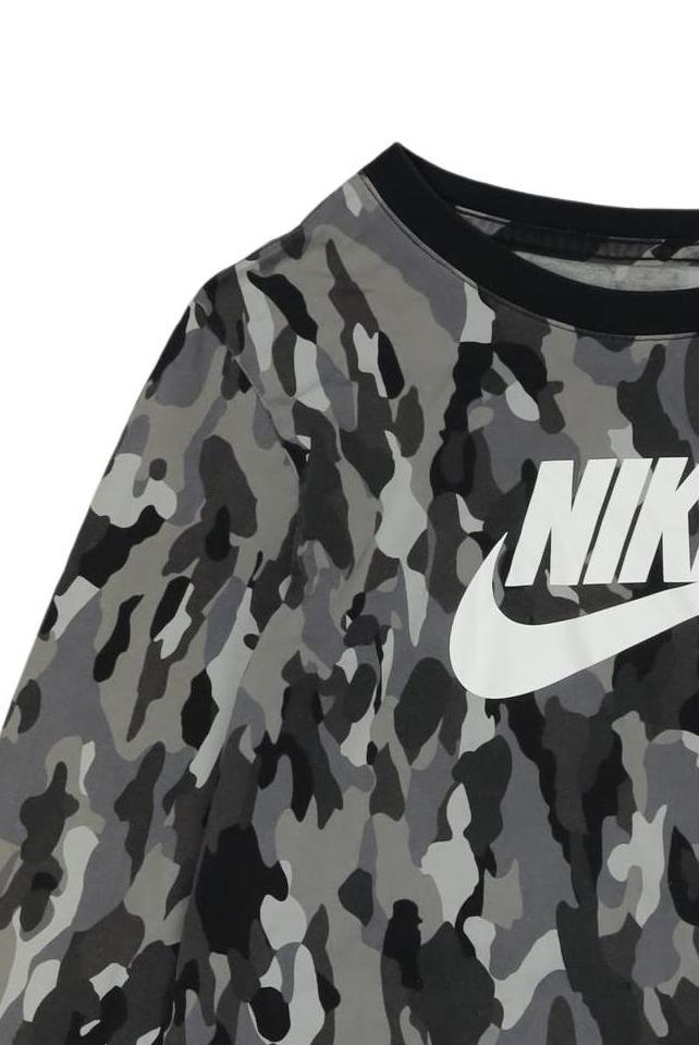 Thumbnail - Nike Jungen Langarmshirt, grau, Gr. 158