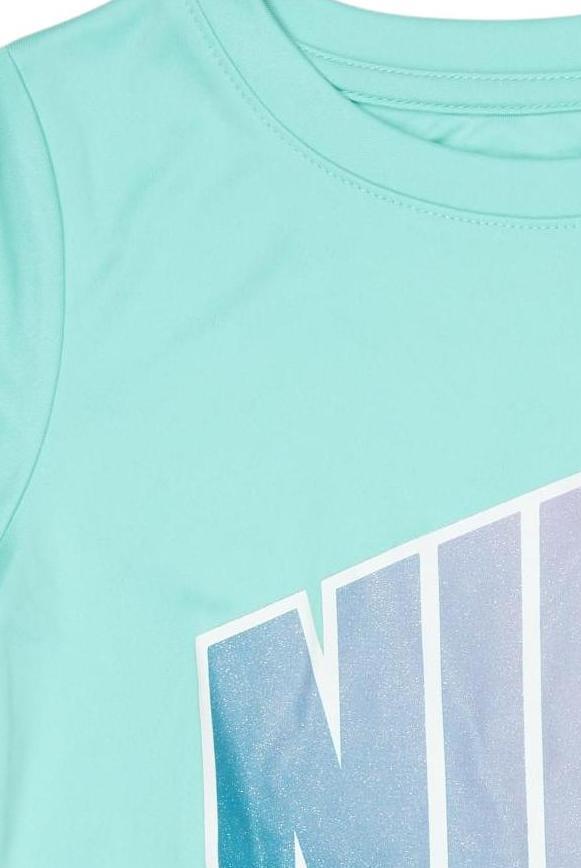 Thumbnail - Nike Mädchen T-Shirt, hellgrün, Gr. 104