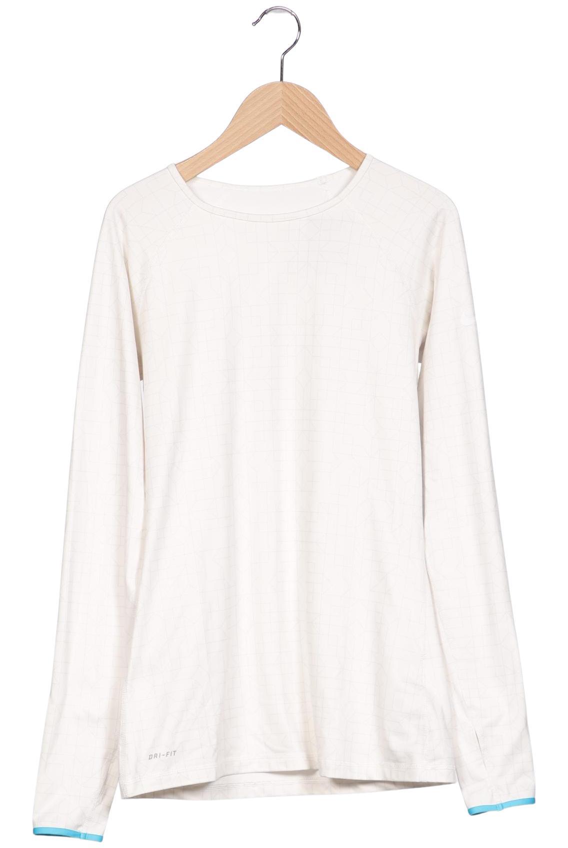 

Nike Pro Damen Langarmshirt, cremeweiß, Gr. 38