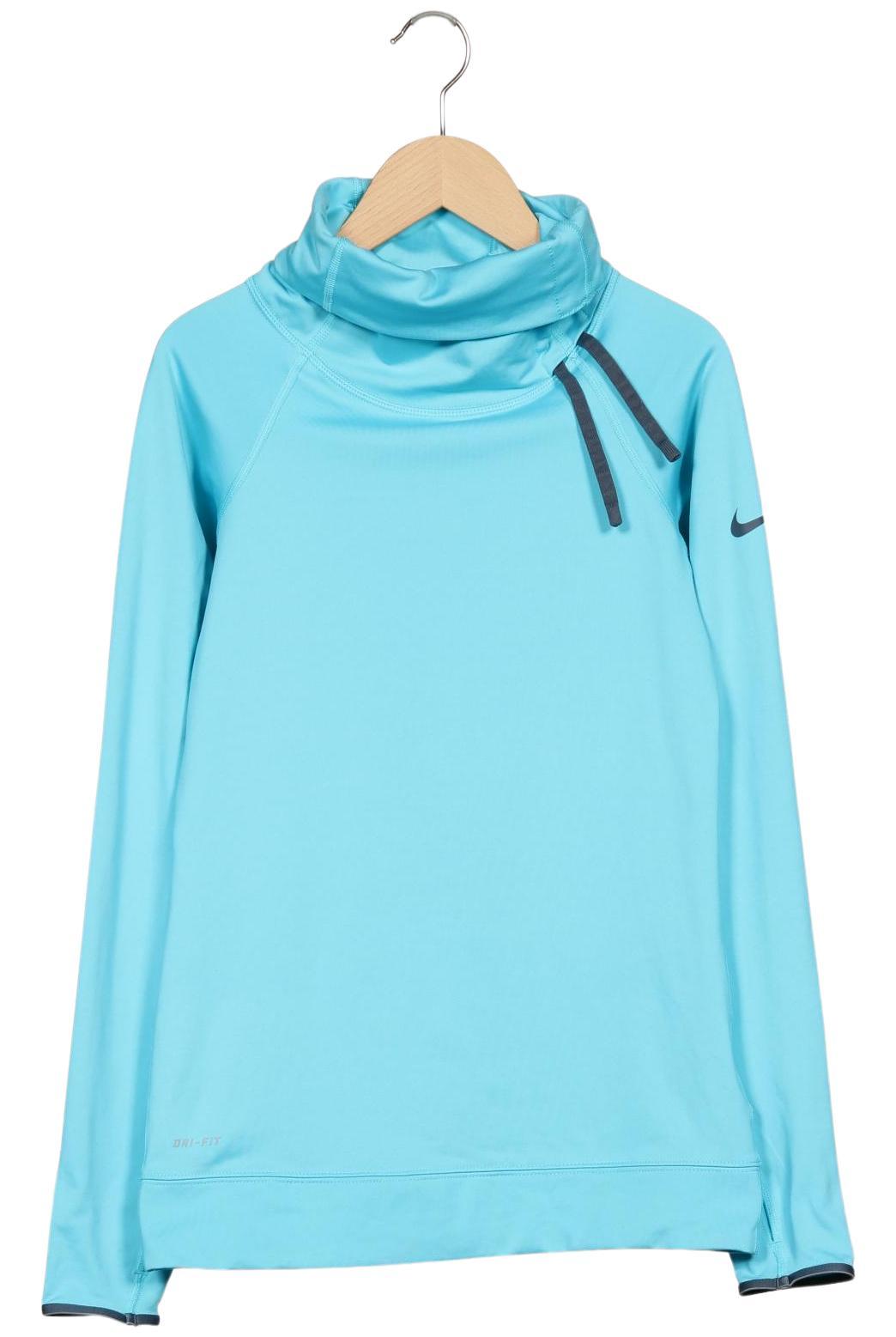 

Nike Pro Damen Langarmshirt, blau, Gr. 36