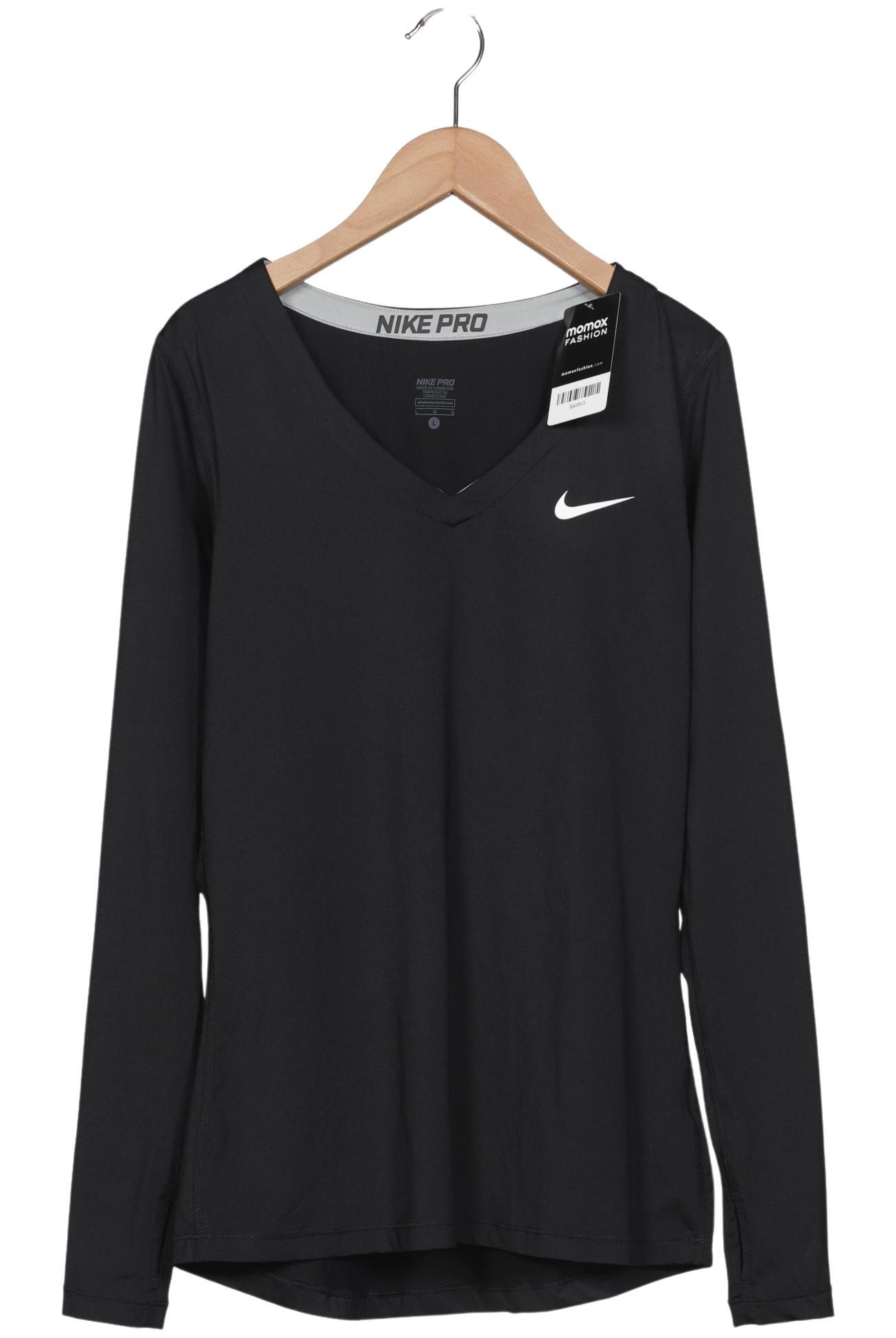 

Nike Pro Damen Langarmshirt, schwarz, Gr. 42