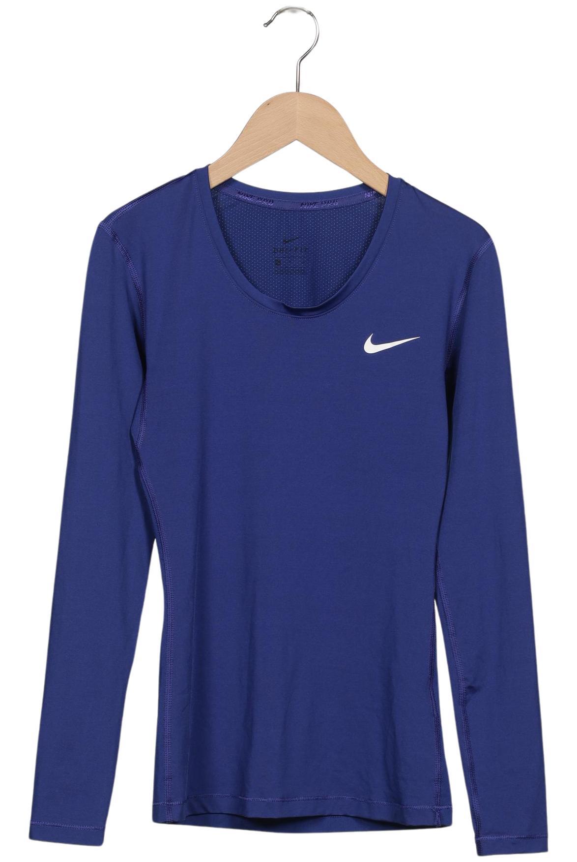 

Nike Pro Damen Langarmshirt, marineblau, Gr. 36