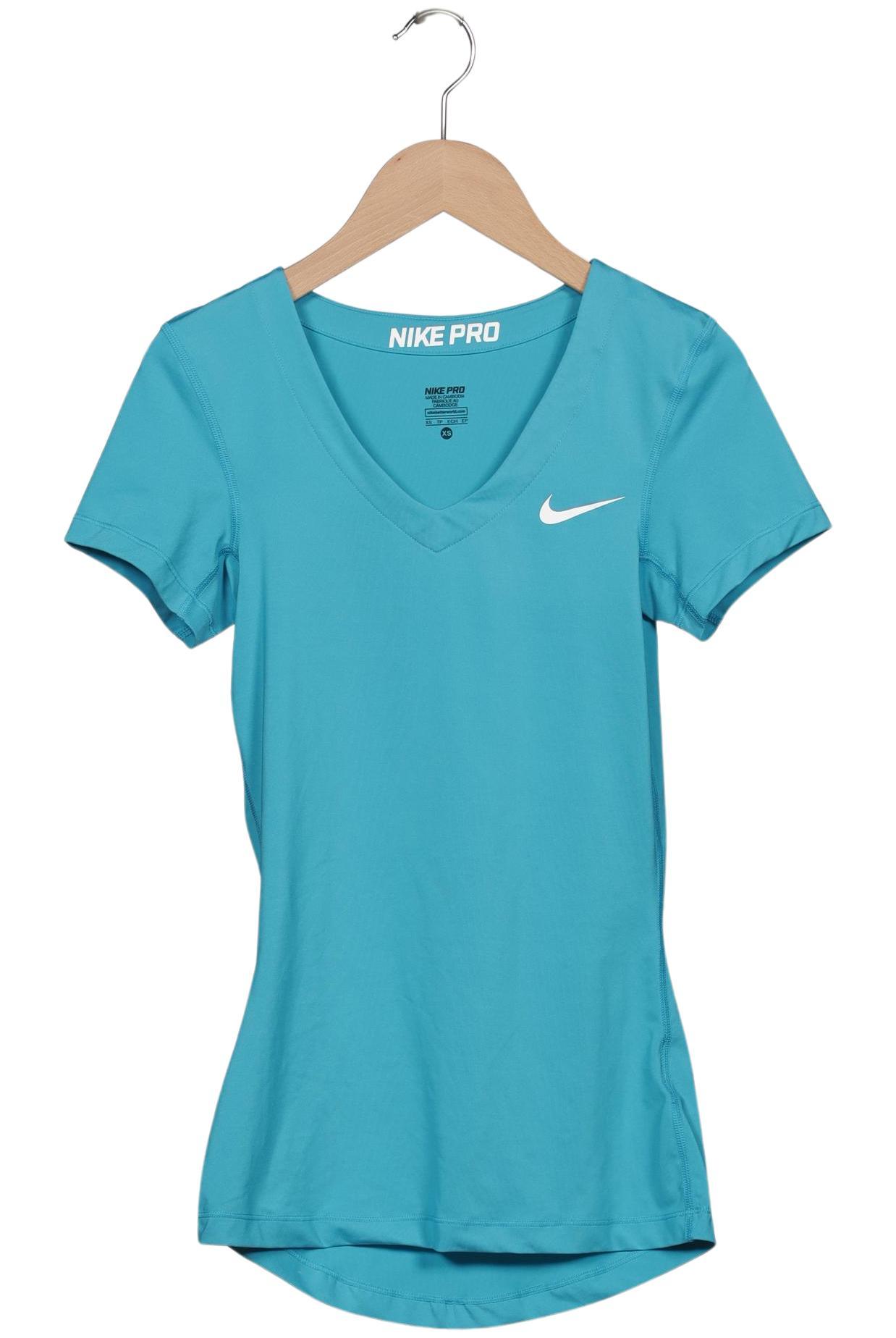 

Nike Pro Damen T-Shirt, hellblau, Gr. 34