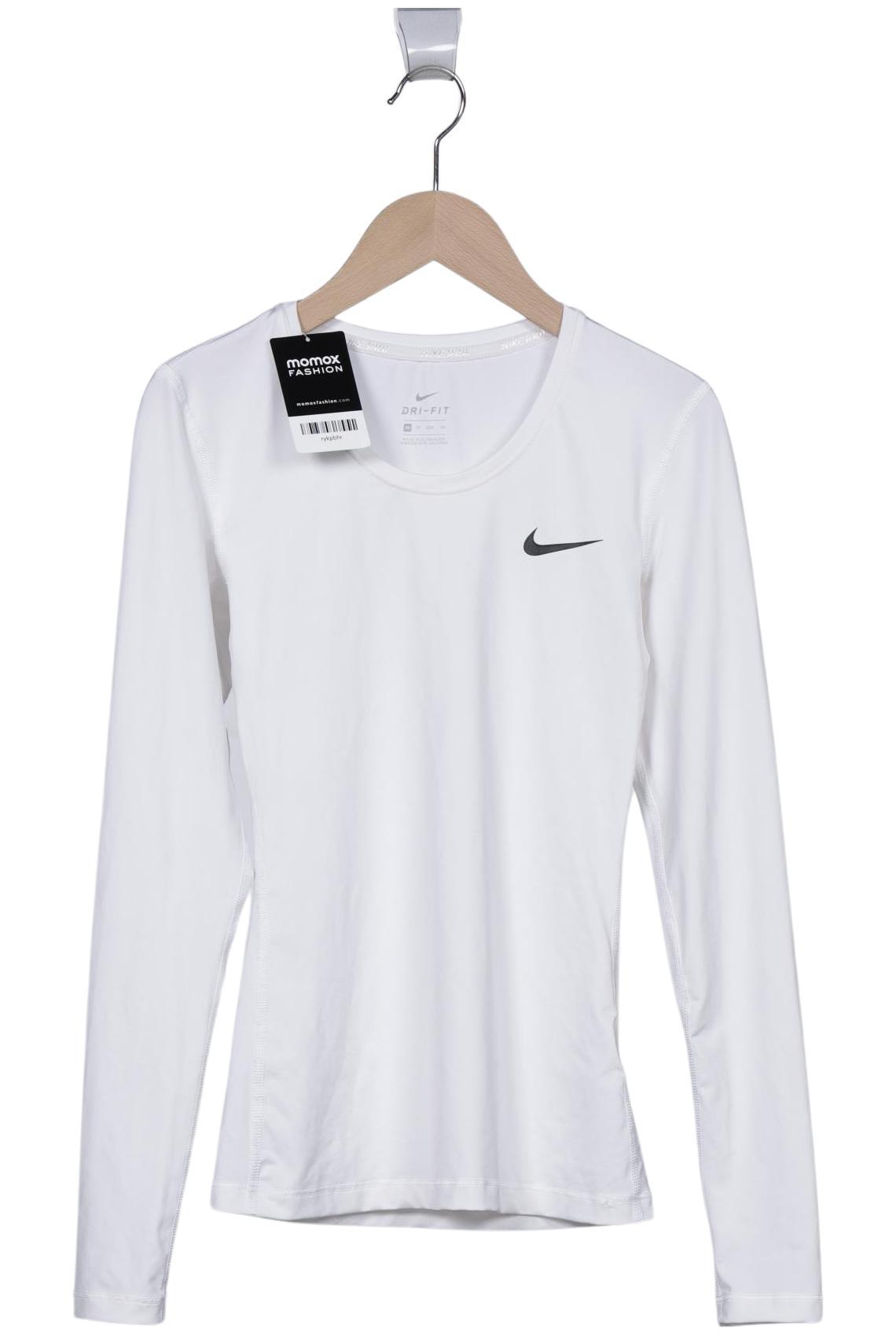 

Nike Pro Damen Langarmshirt, weiß, Gr. 34