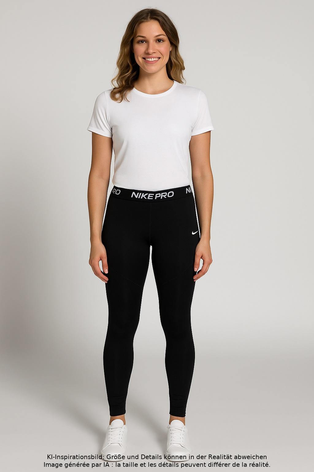 

Nike Pro Damen Stoffhose, schwarz, Gr. 0