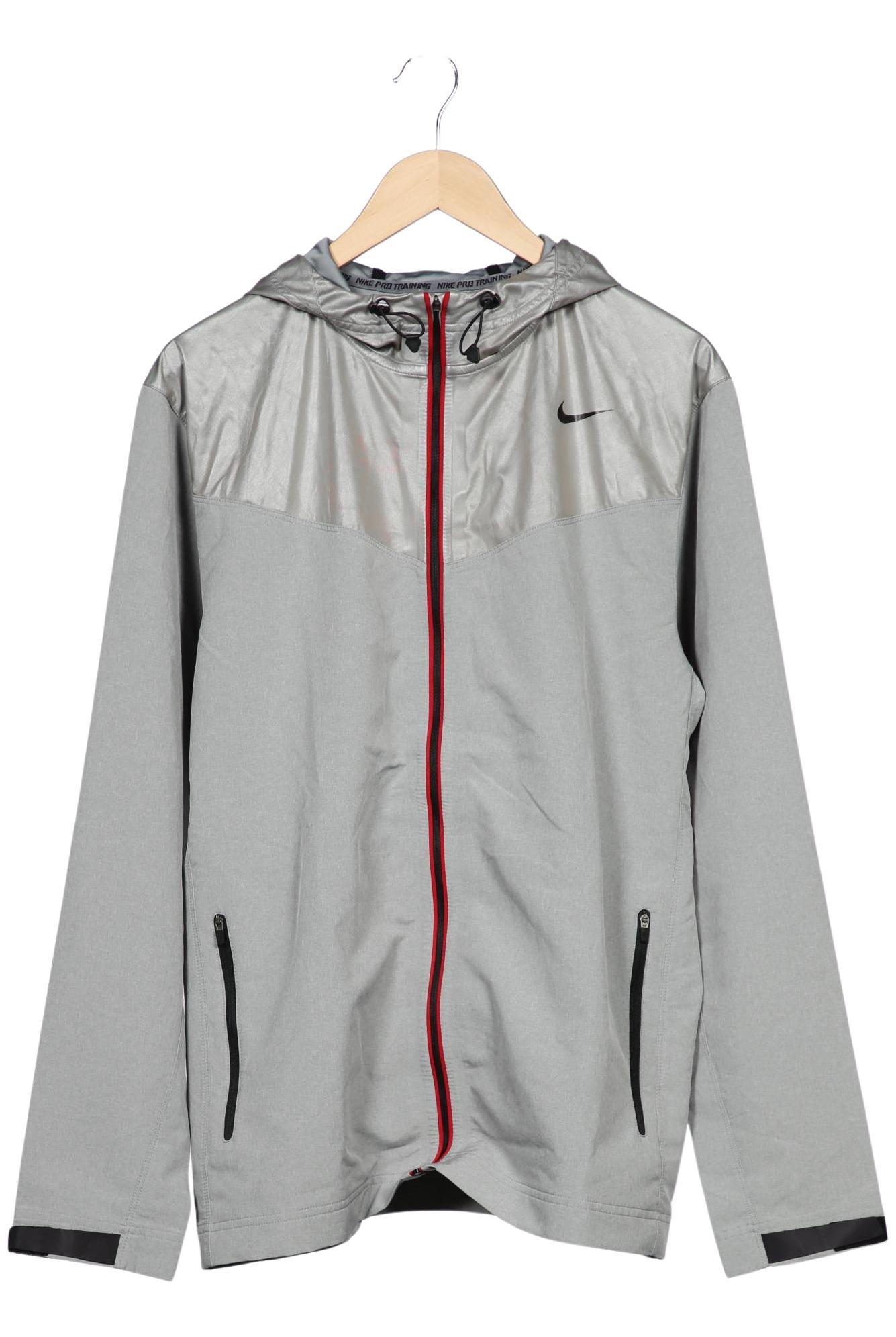

Nike Pro Herren Kapuzenpullover, grau, Gr. 52