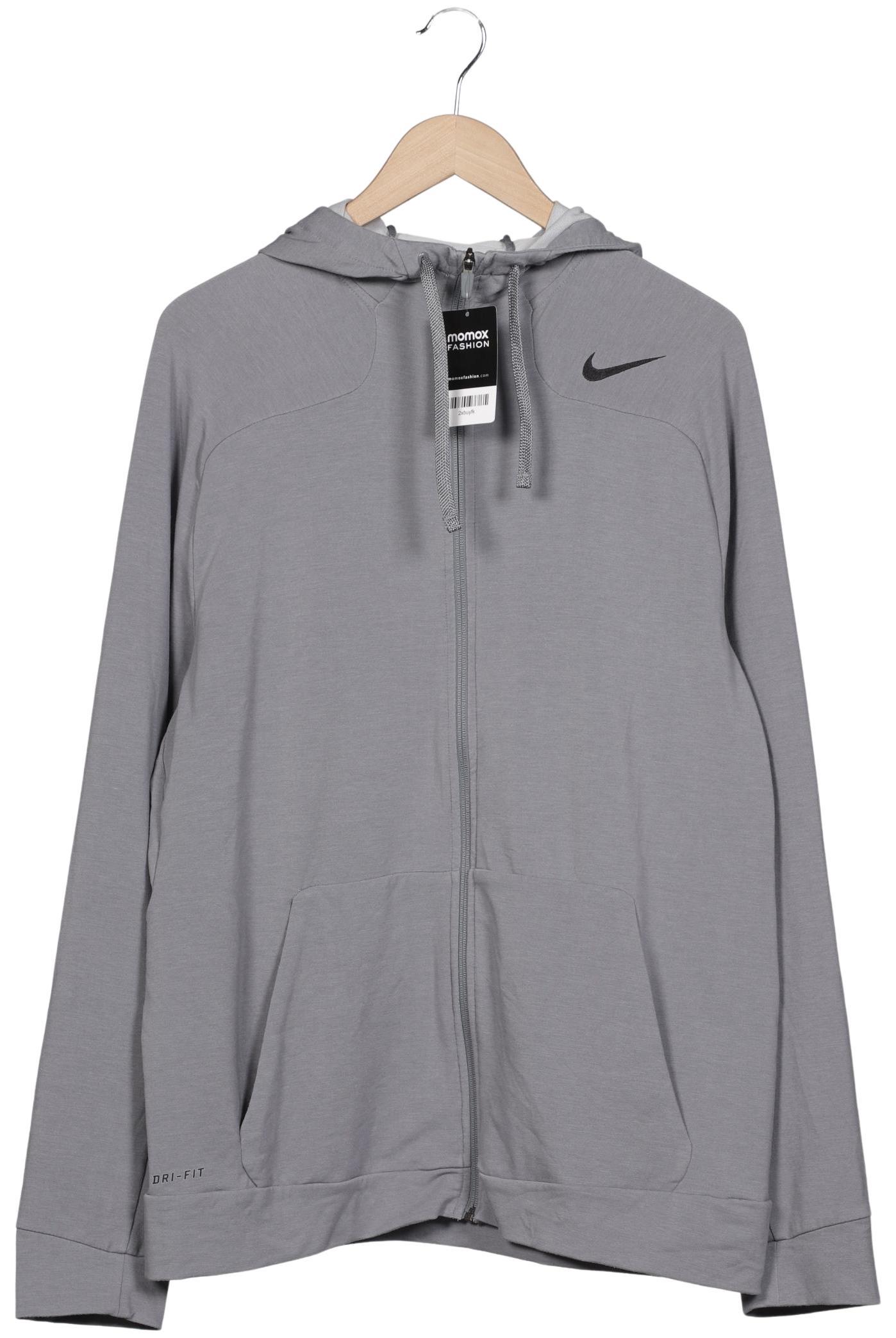 Thumbnail - Nike Pro Herren Kapuzenpullover, grau, Gr. 54