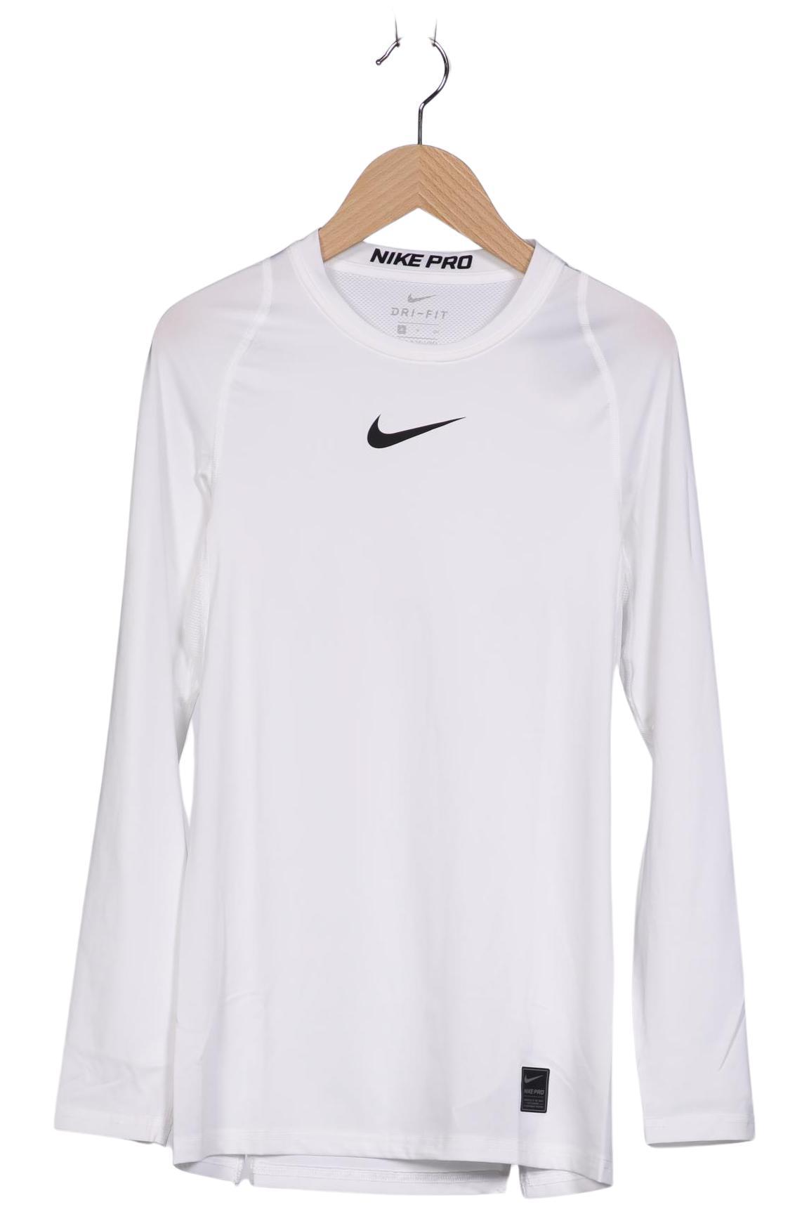 

Nike Pro Herren Langarmshirt, weiß, Gr. 46