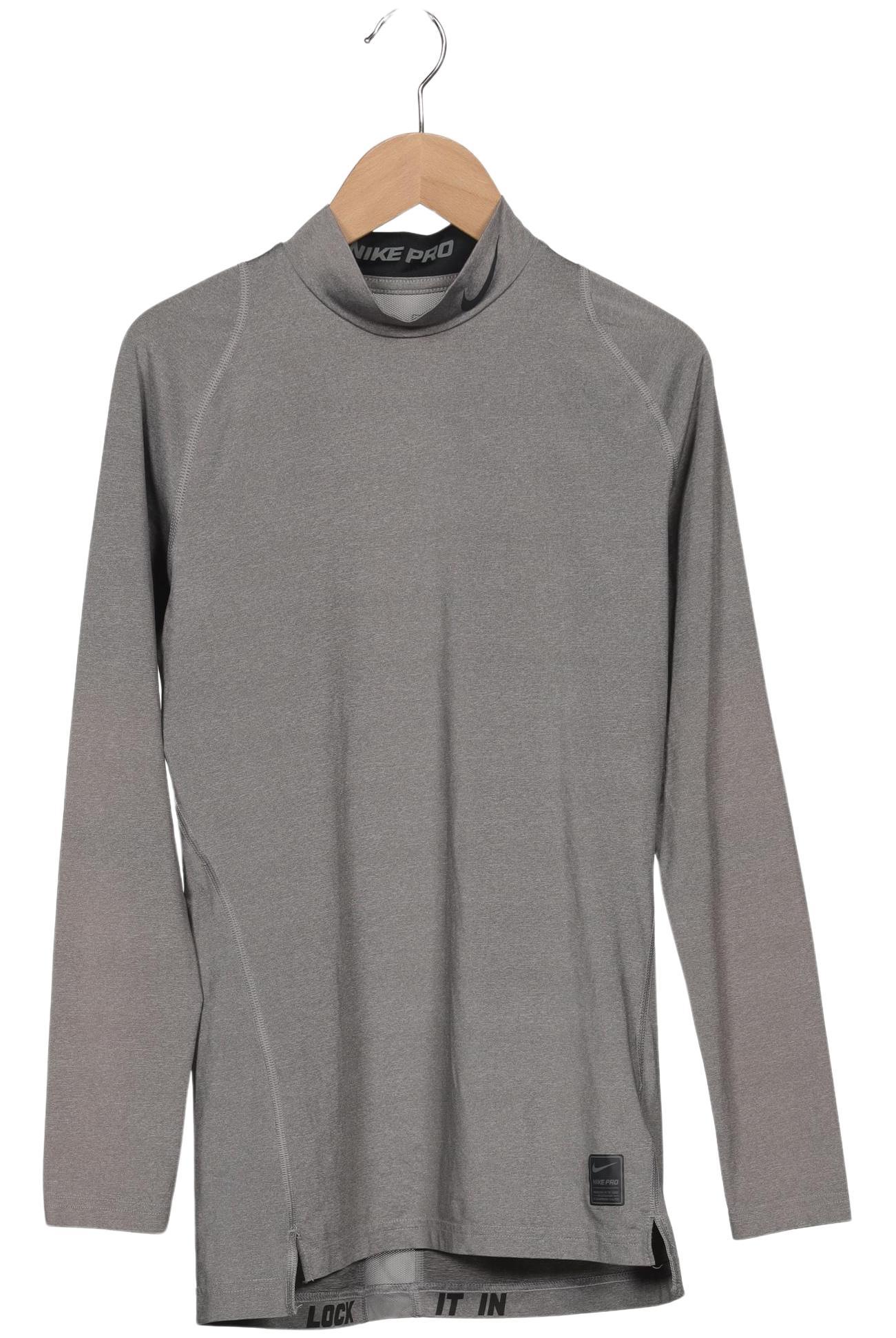 

Nike Pro Herren Langarmshirt, grau, Gr. 48