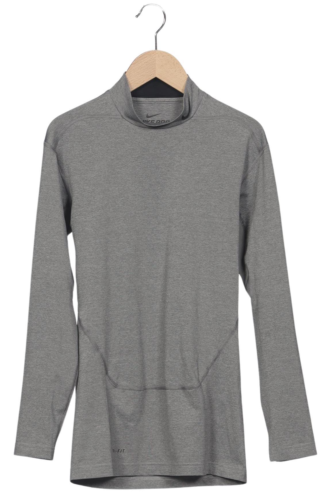 

Nike Pro Herren Langarmshirt, grau, Gr. 48