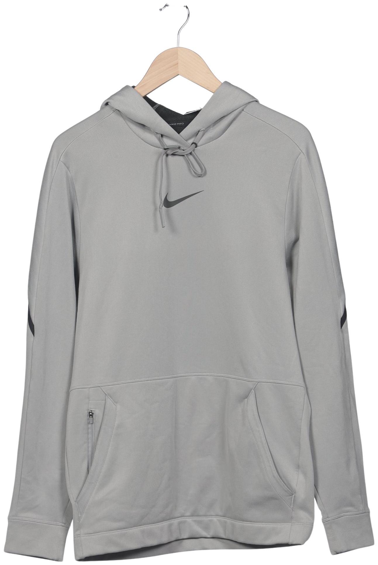 

Nike Pro Herren Kapuzenpullover, grau, Gr. 46