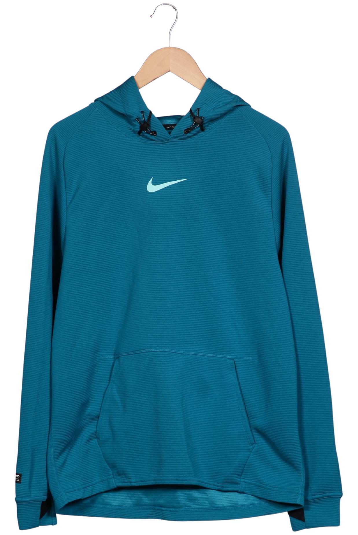 Thumbnail - Nike Pro Herren Kapuzenpullover, türkis, Gr. 48